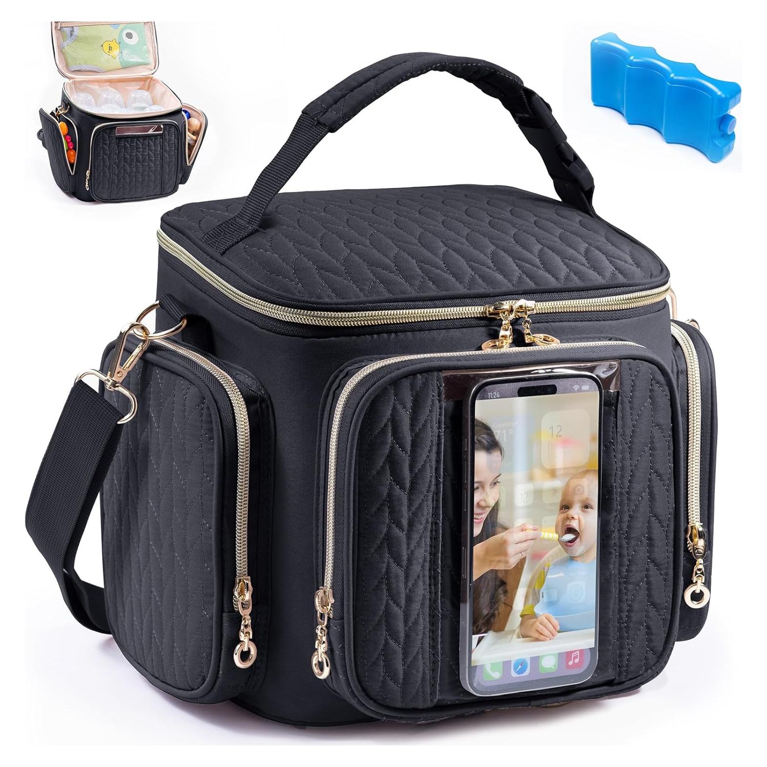 Bolsa de Viaje Aislante SFYBYHEART para Leche Materna 6 Biberones