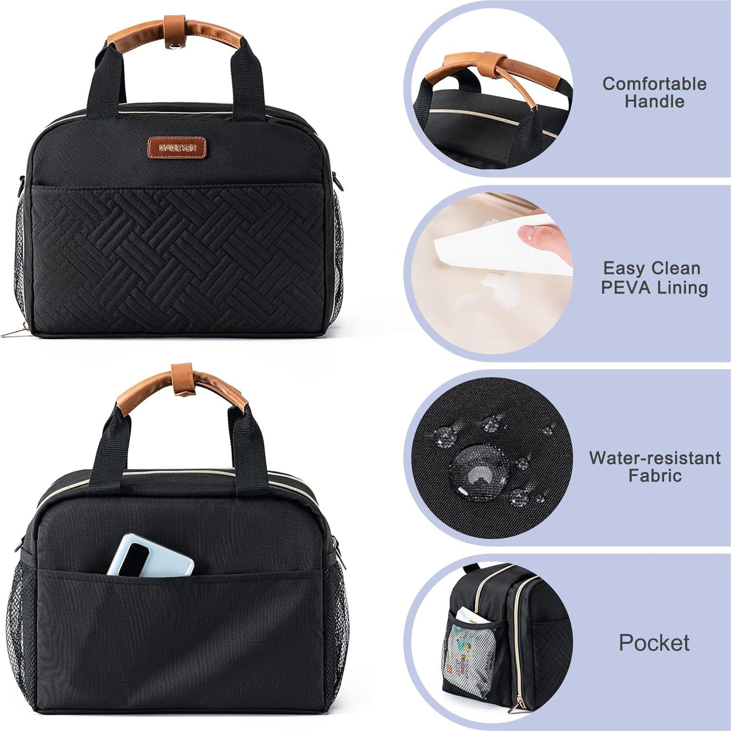 Bolsa de Enfriamiento de Leche Materna BABEYER 11L Negra