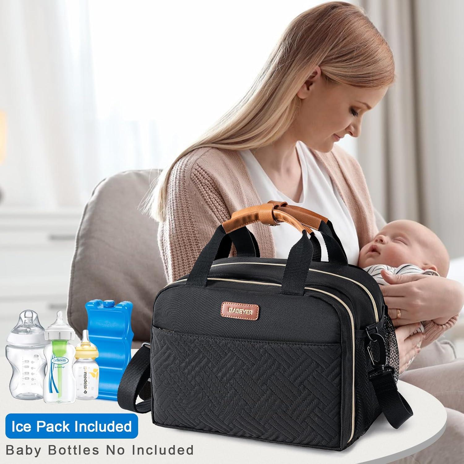 Bolsa de Enfriamiento de Leche Materna BABEYER 11L Negra