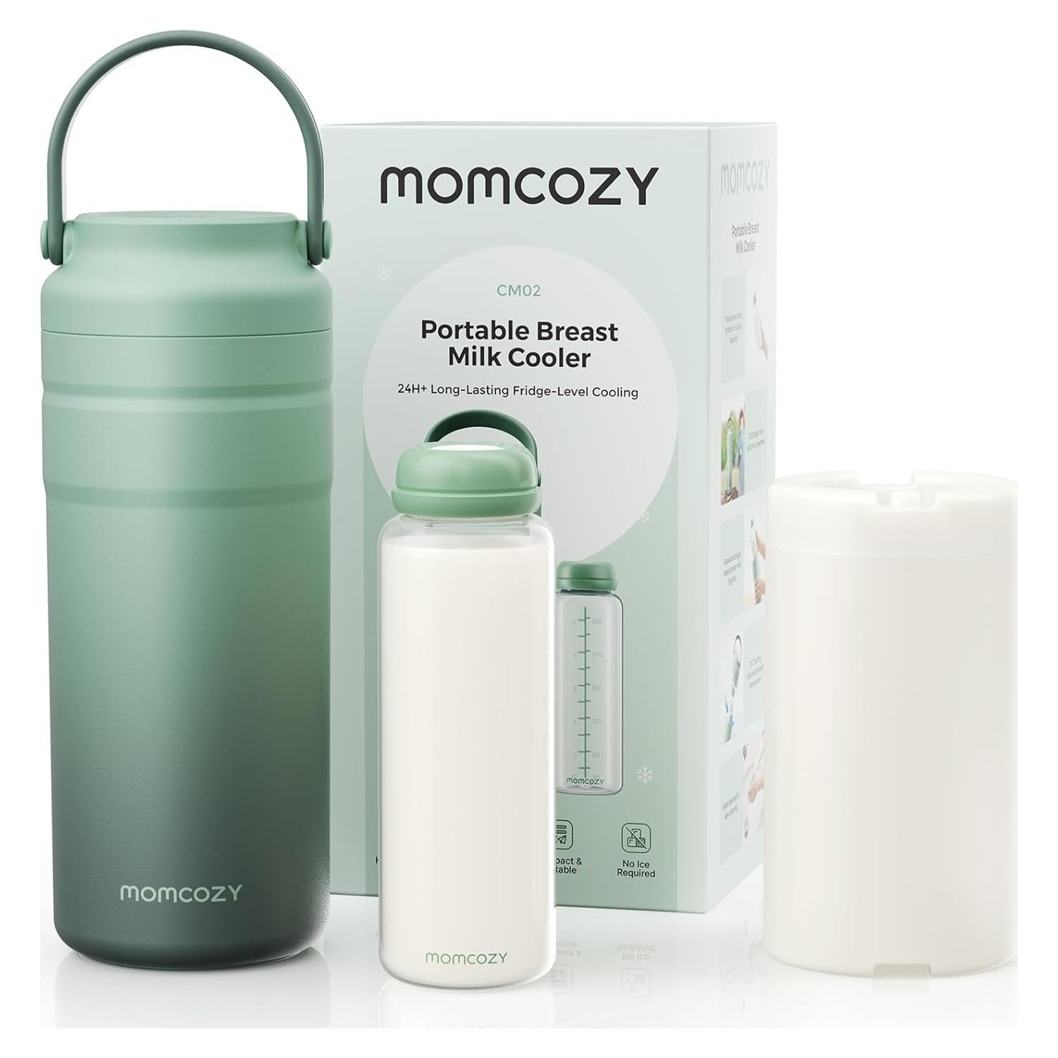 Enfriador Portátil de Leche Materna Momcozy 354ml Verde