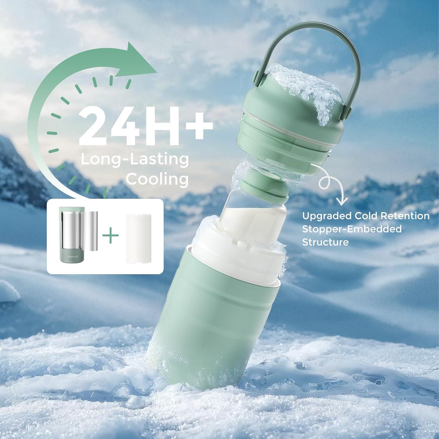 Enfriador Portátil de Leche Materna Momcozy 354ml Verde