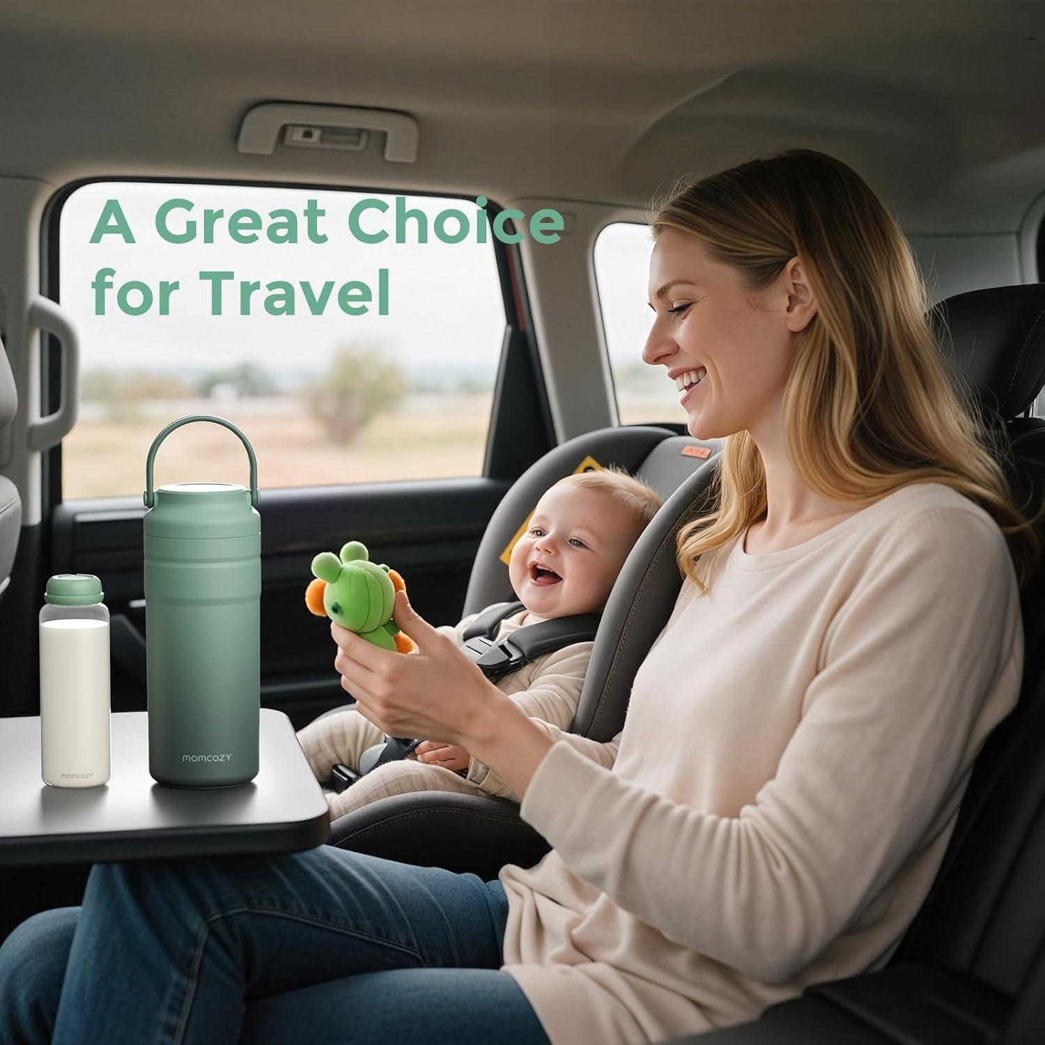 Enfriador Portátil de Leche Materna Momcozy 354ml Verde