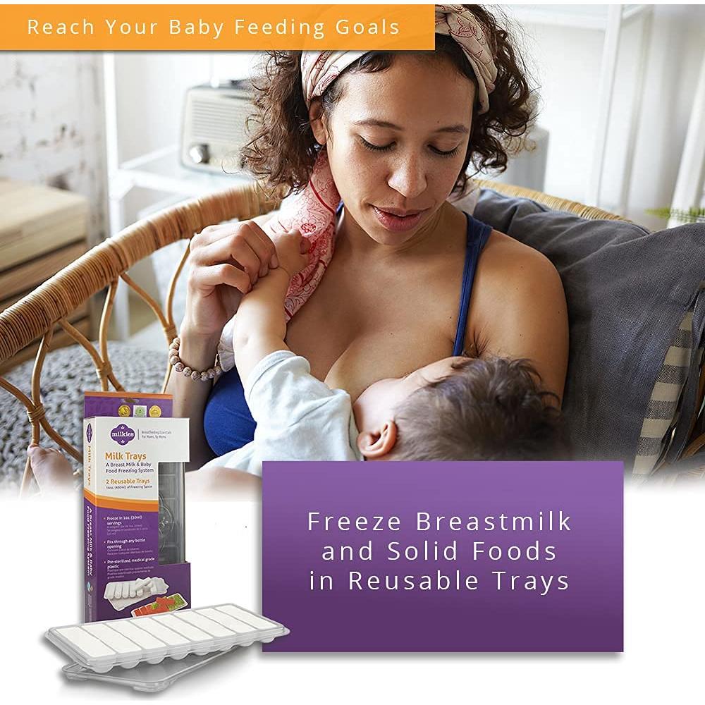 Bandeja de Leche Materna Fairhaven Health Milkies 2 Piezas