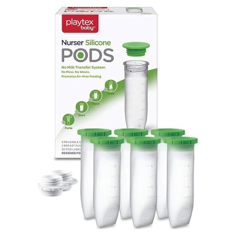 Set de Almacenamiento Leche Materna Playtex Baby 180 ml - 6 PODS Silicona