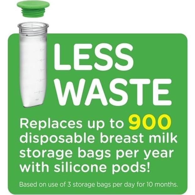 Set de Almacenamiento Leche Materna Playtex Baby 180 ml - 6 PODS Silicona