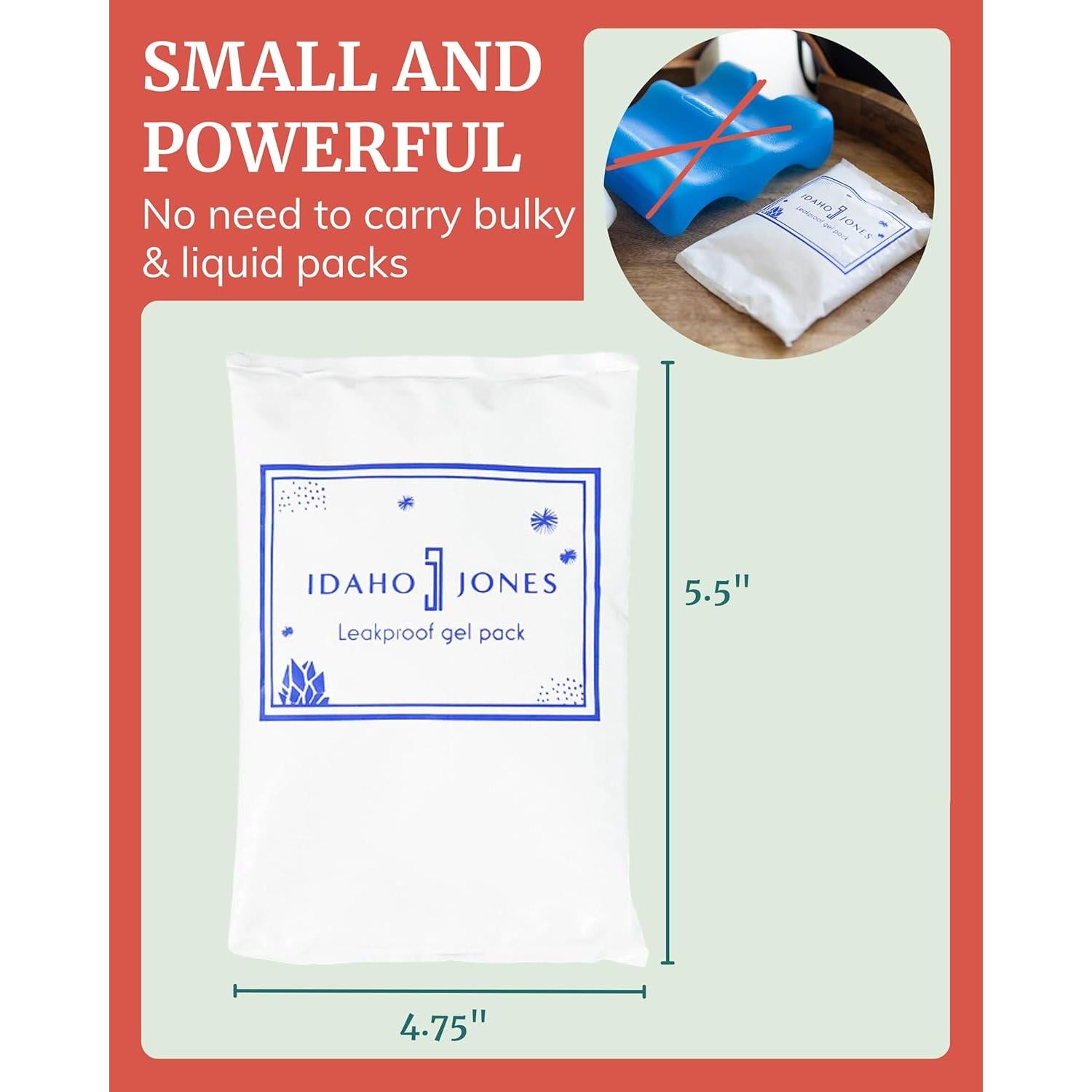 Paquete de Hielo Reutilizable Idaho Jones - 2 Unidades 99g