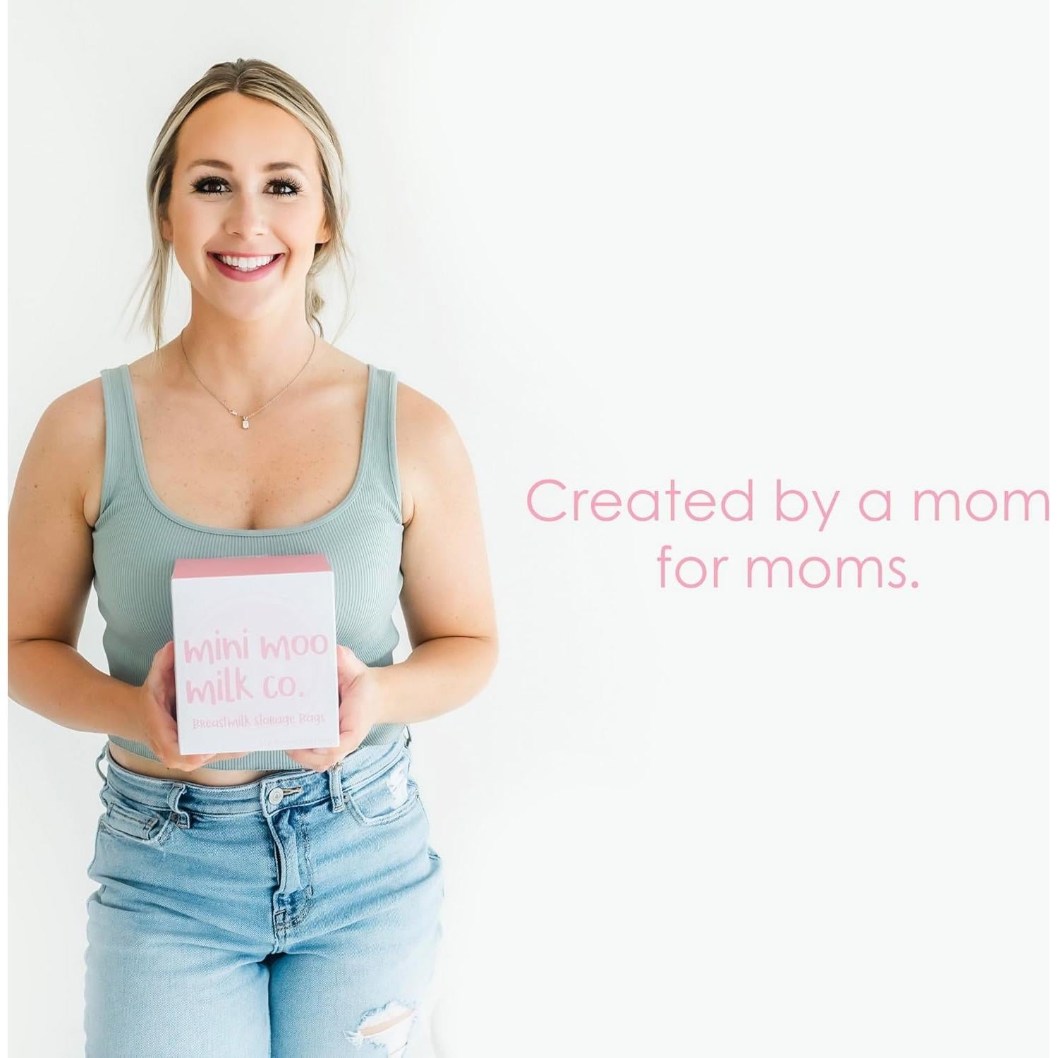 Bolsas de Almacenamiento de Leche Materna Mini Moo 100 Unidades 236.6 ml