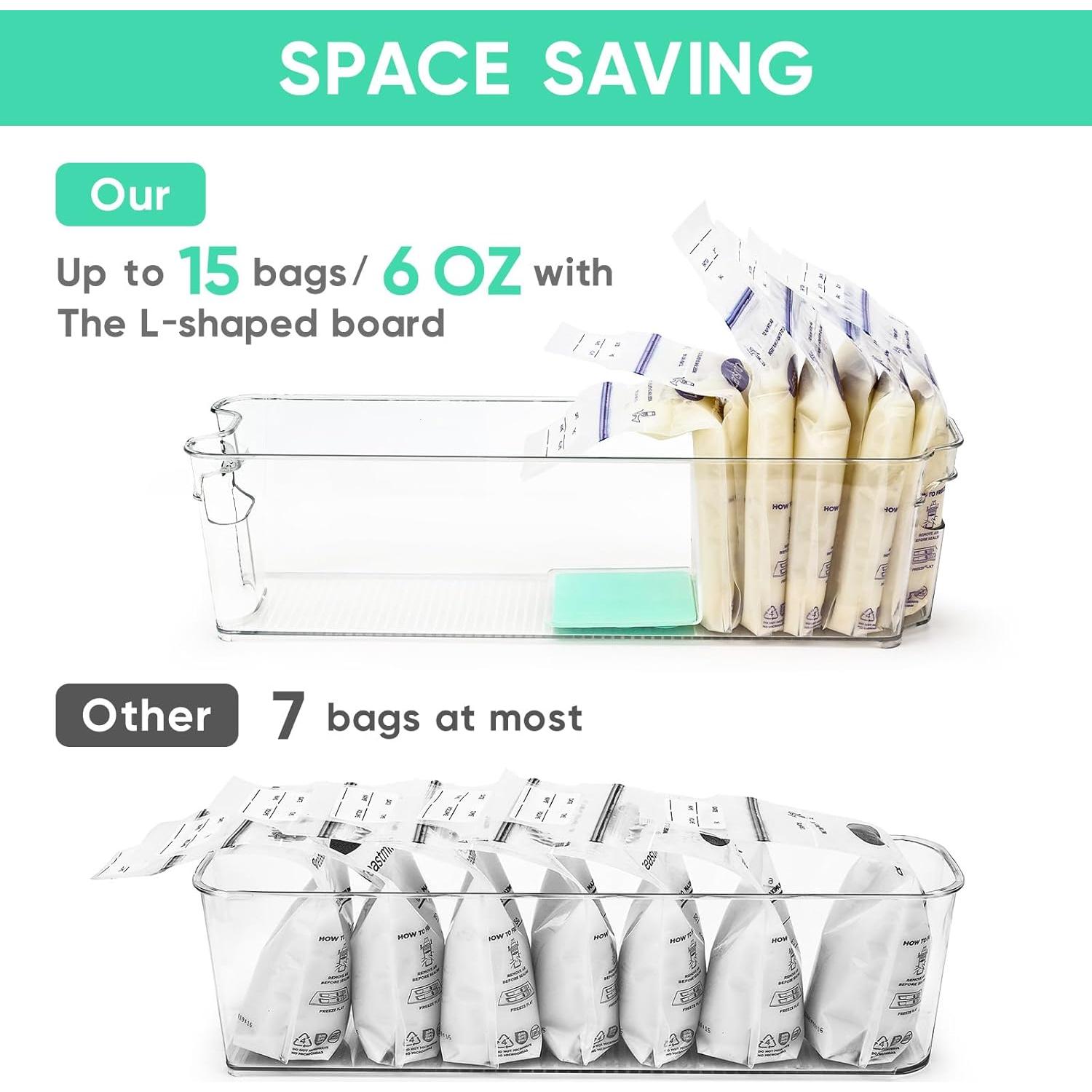 Contenedores de Almacenamiento de Leche Materna - 2 Unidades Grande