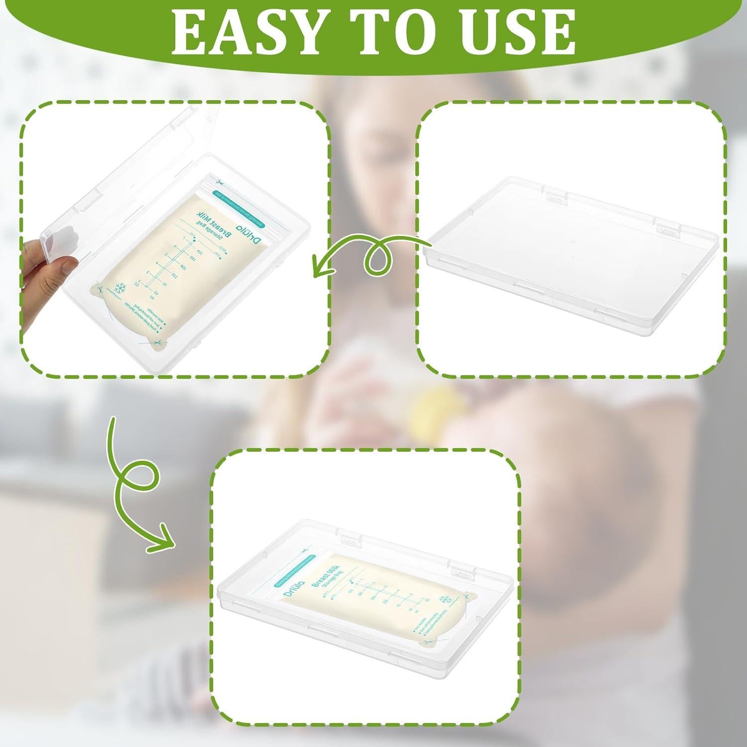 Organizador de Almacenamiento de Leche Materna Sibosen 18 Pcs