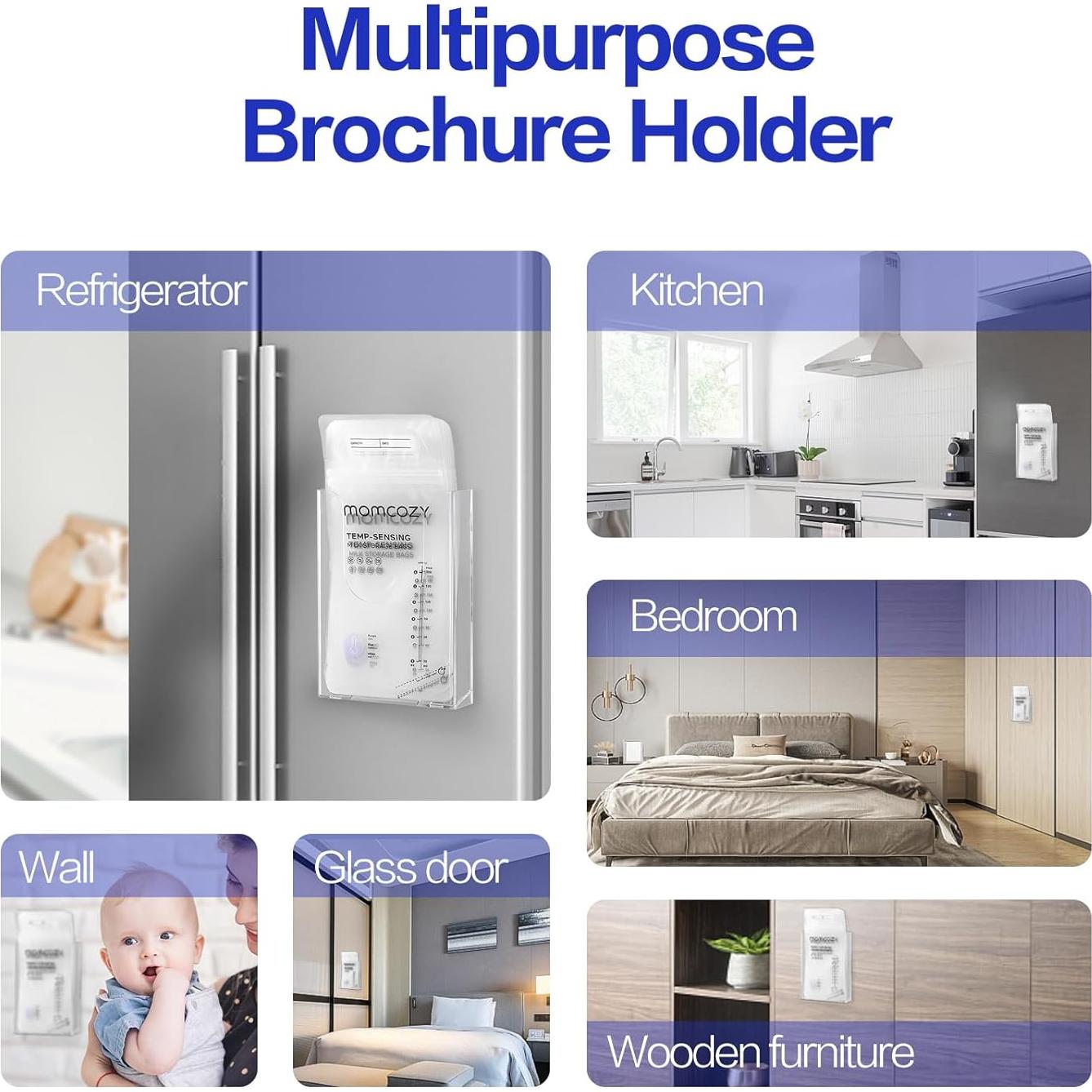 Soporte Magnético para Bolsas de Leche Materna XGKCNHOM 10x2.5x15cm