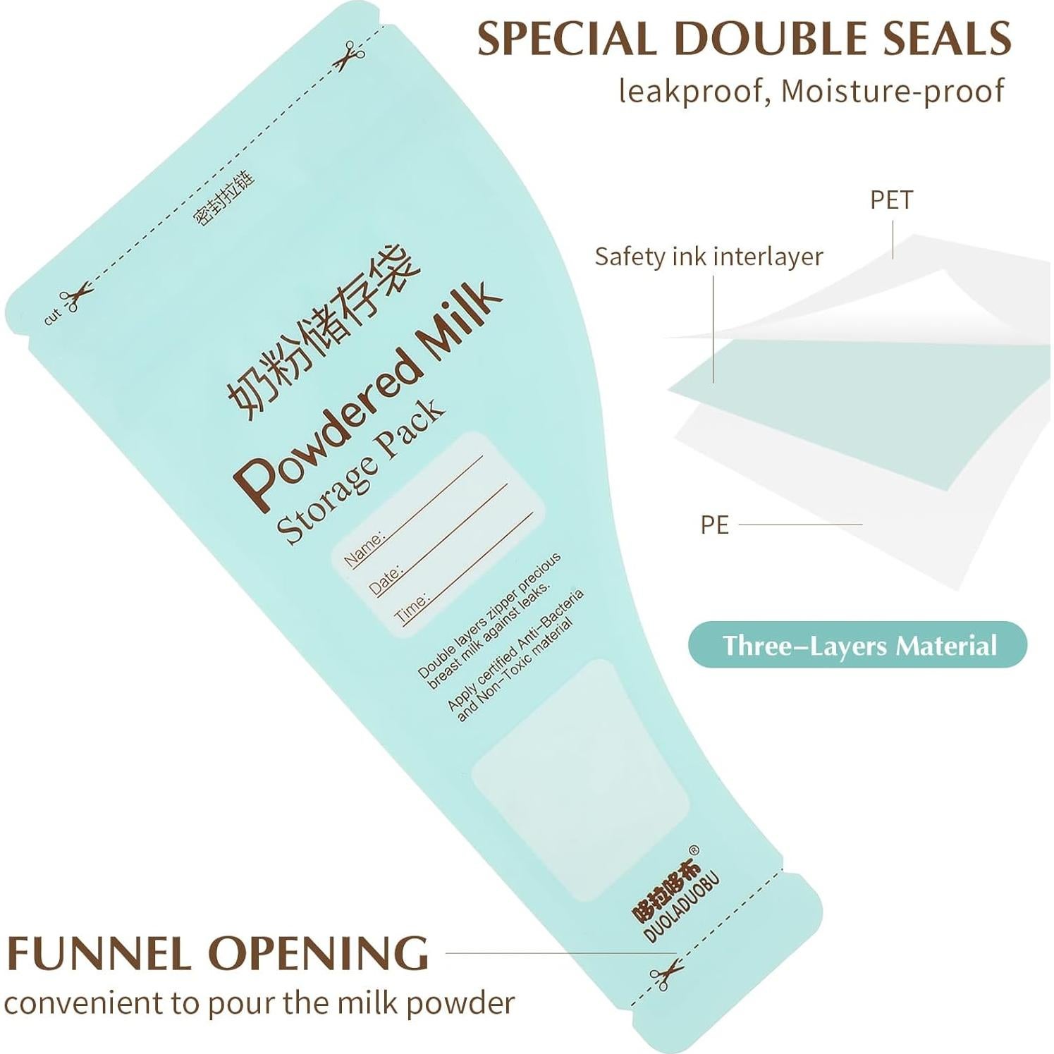 Bolsas de Almacenamiento de Leche Kisangel 90pcs Desechables