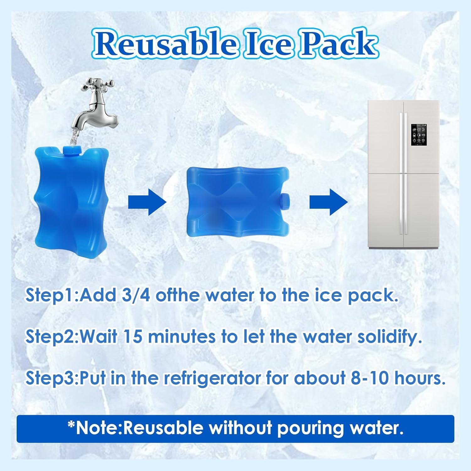 Paquete de 4 Hielos Reutilizables Arcccky para Leche Materna