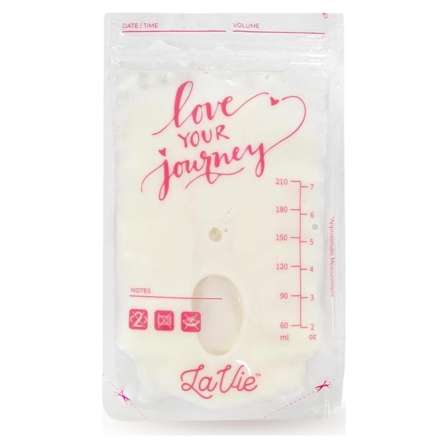 Bolsas de Almacenamiento de Leche Materna LaVie 50 Unidades 198 ml