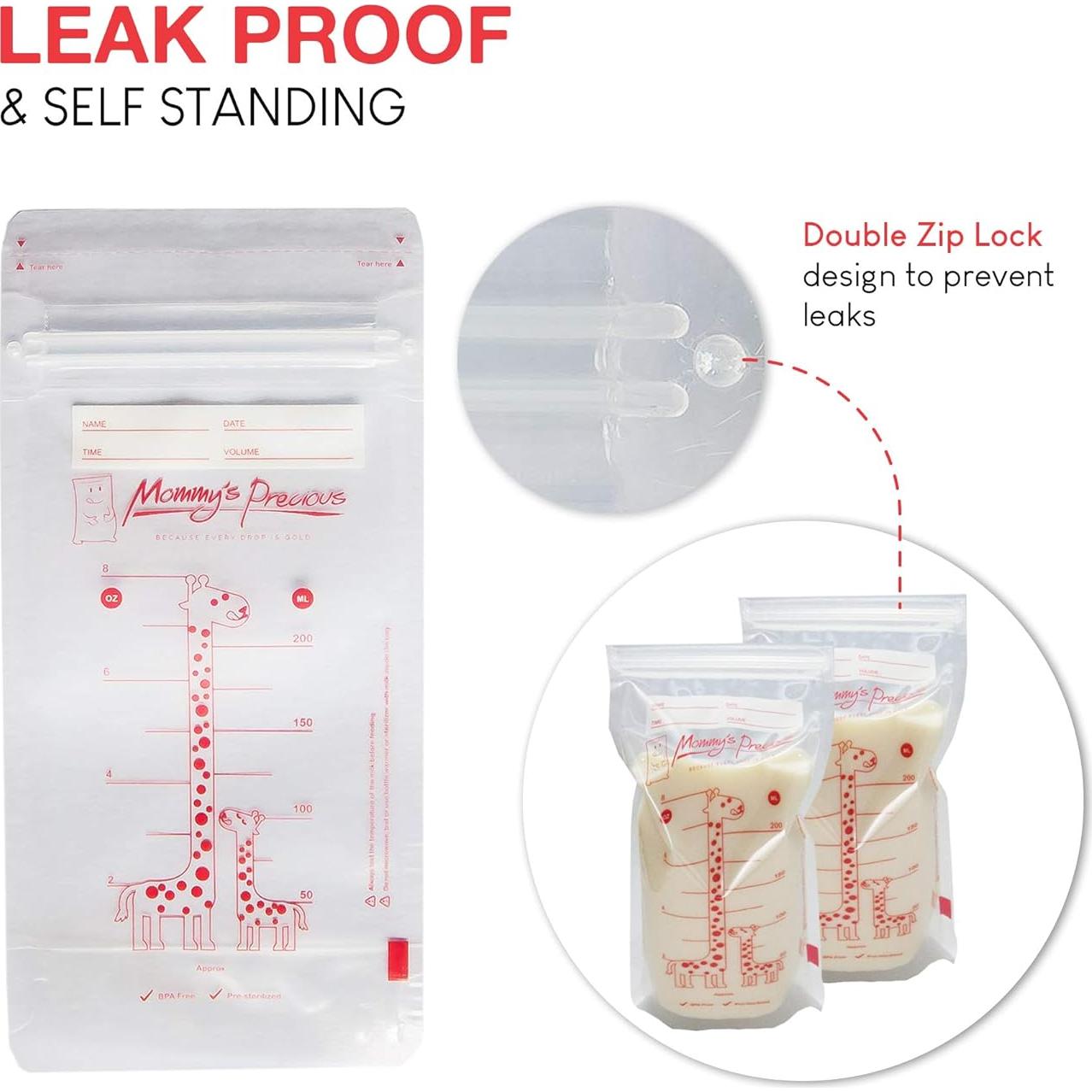 Bolsas de Almacenamiento de Leche Materna Mommy's Precious 235 ml