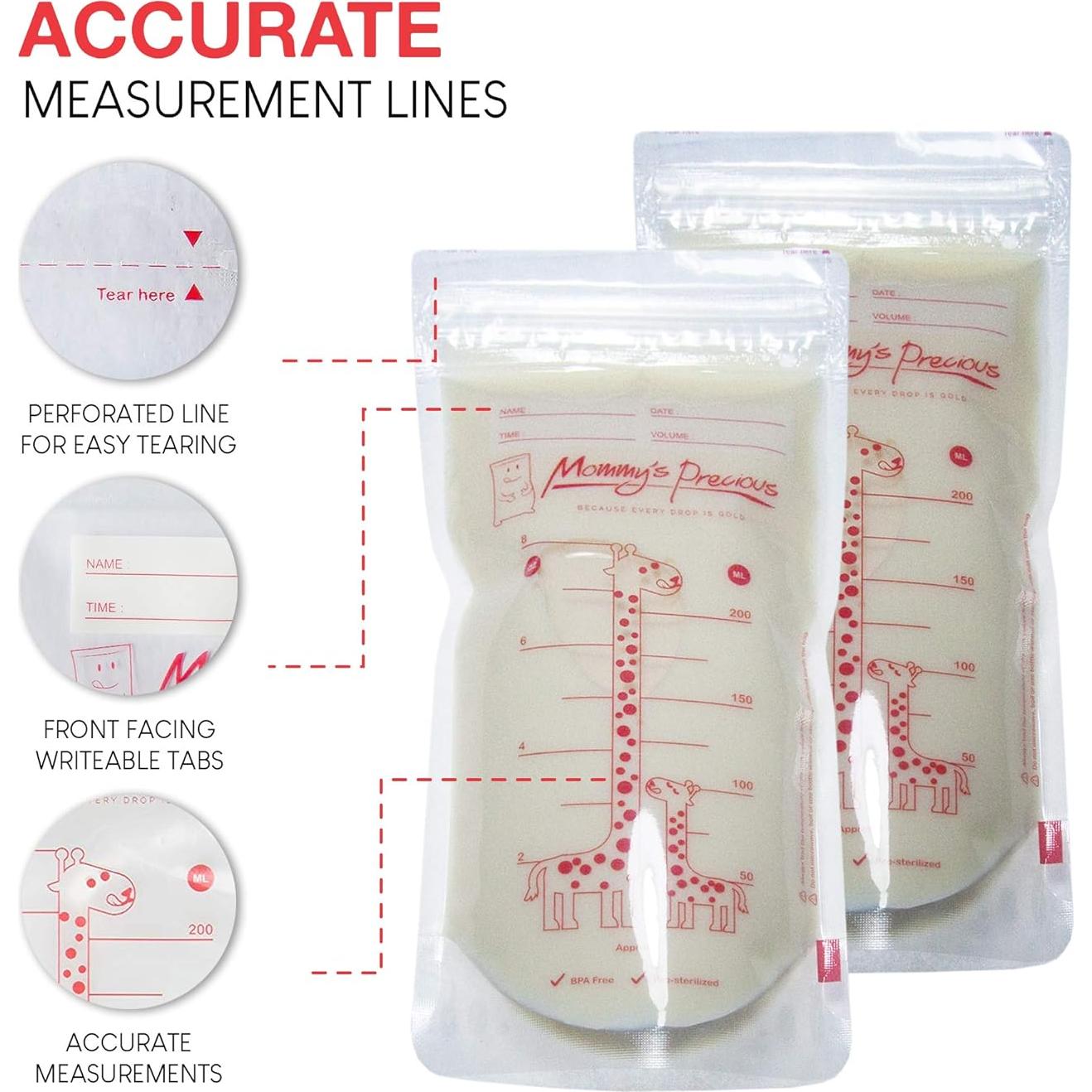 Bolsas de Almacenamiento de Leche Materna Mommy's Precious 235 ml