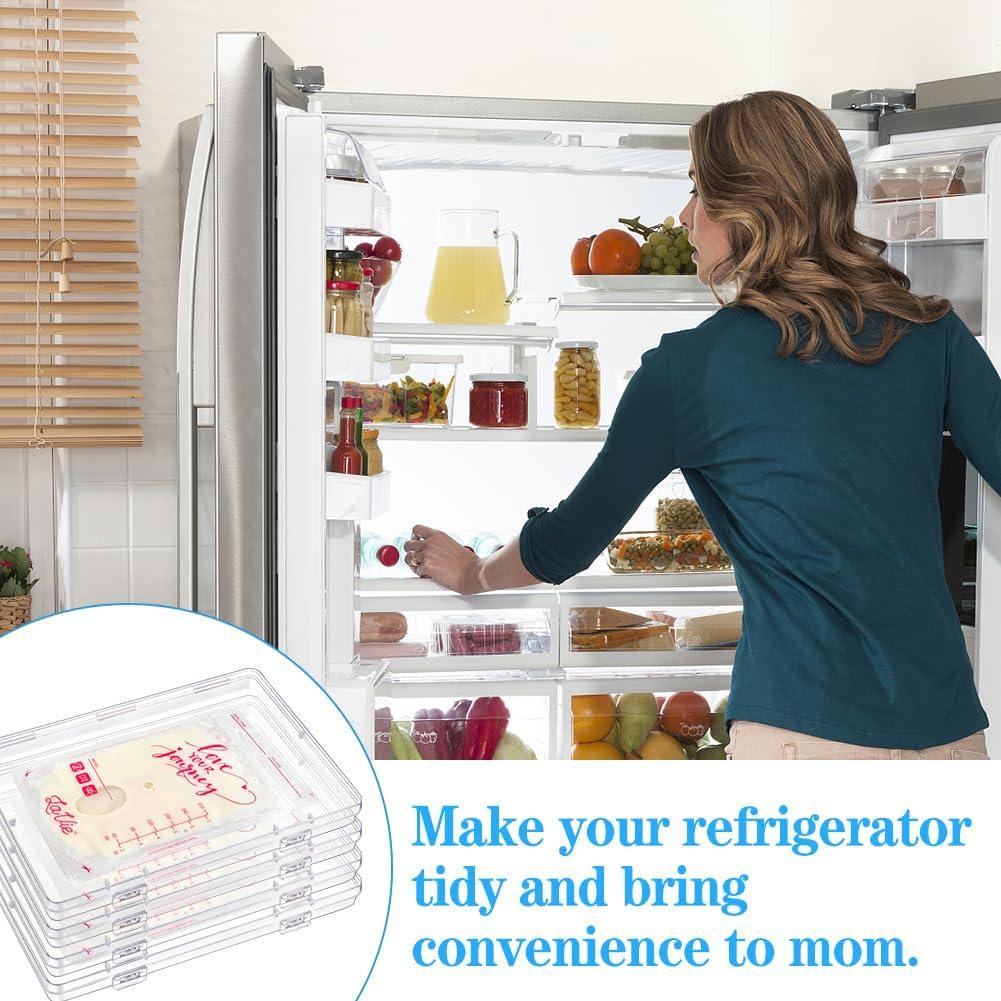 Organizador de Almacenamiento de Leche Materna GRETJOB 8 Pcs