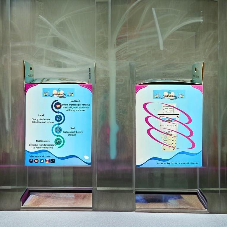 Bolsas de Almacenamiento de Leche Materna ComfyDaya 25 Unidades