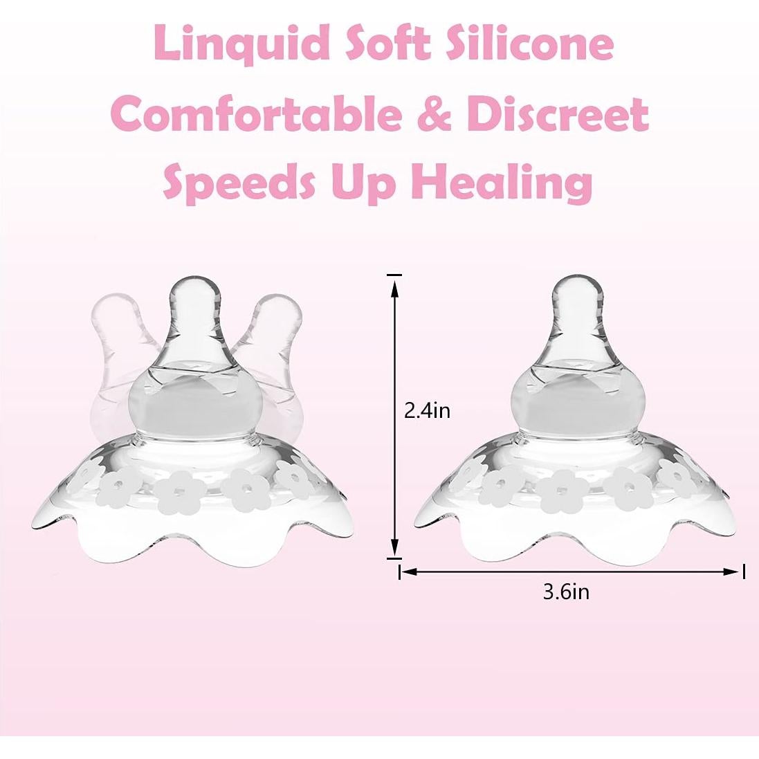 Protectores de Pezones para Lactancia 2 Unidades Silicona