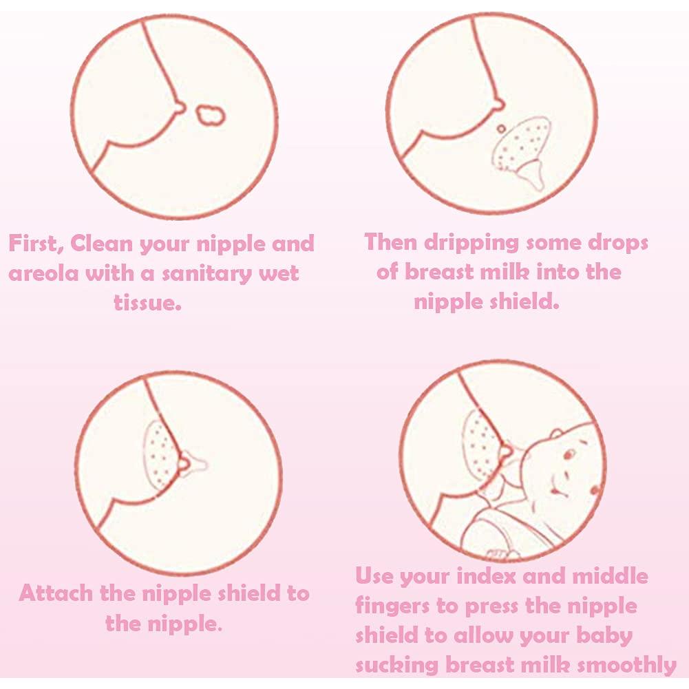 Protectores de Pezones para Lactancia 2 Unidades Silicona