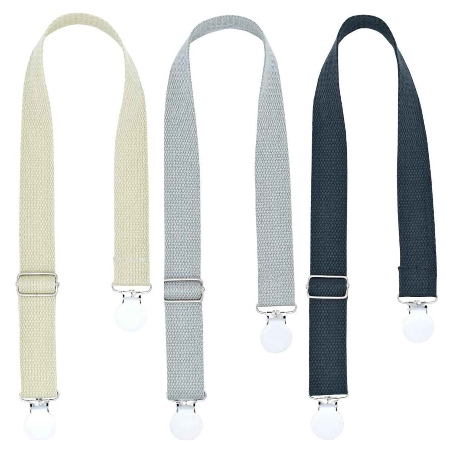 3 Clips Multifuncionales de Lactancia Kunyeah - Grafito/Verde/Niebla