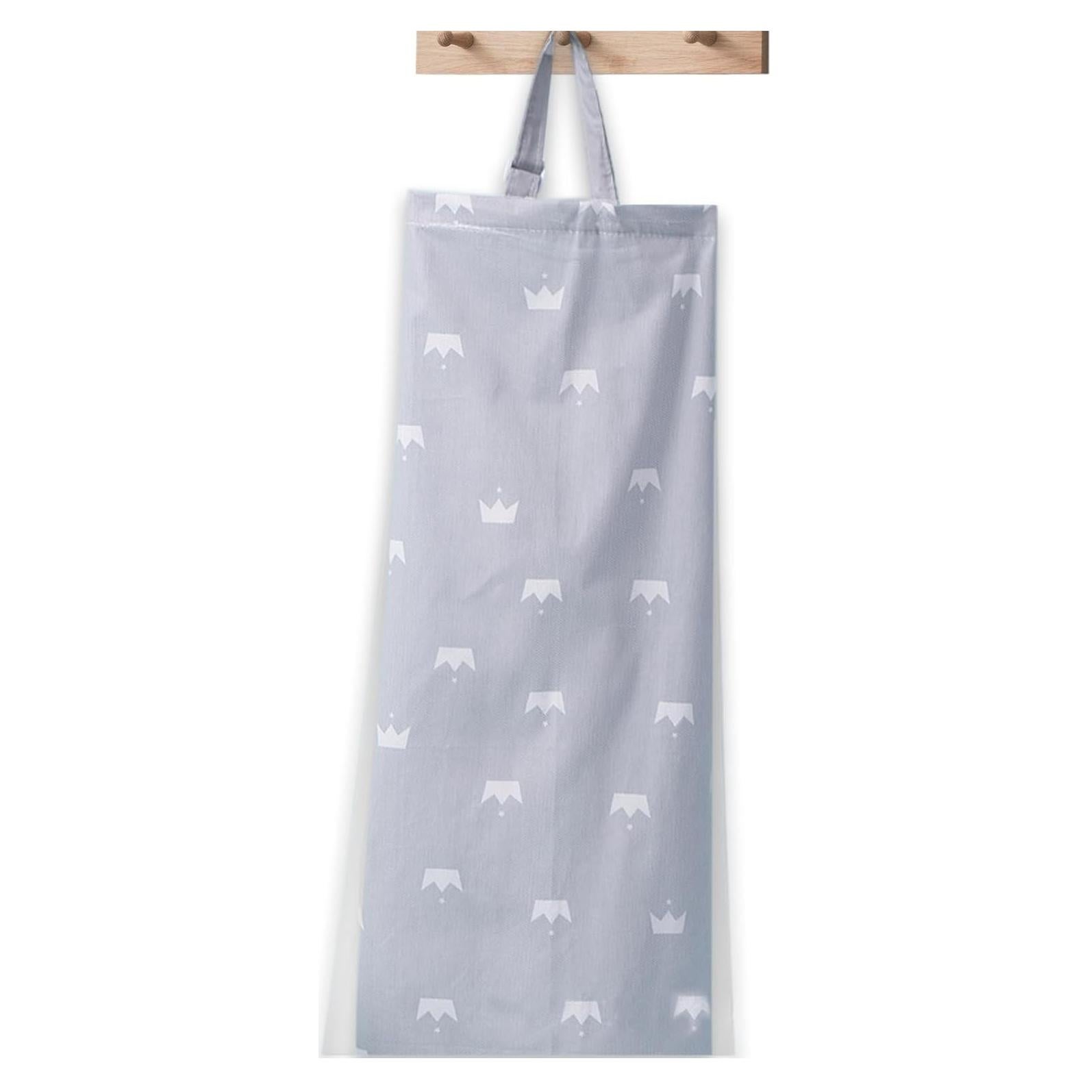 Cubierta de Lactancia Wanheart - Algodón Ligero y Malla, Corona Gris