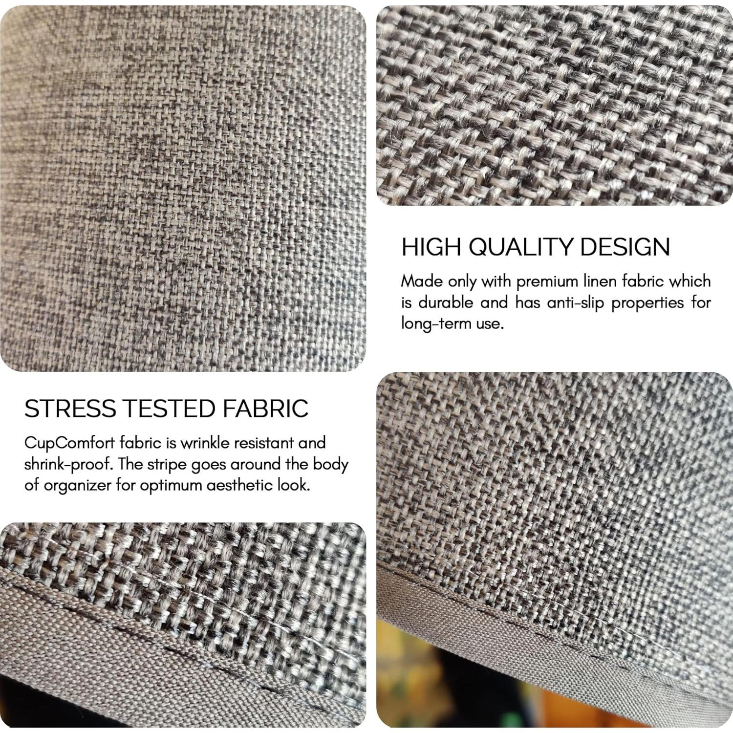 Organizador de Control Remoto CupComfort 8 cm Gris