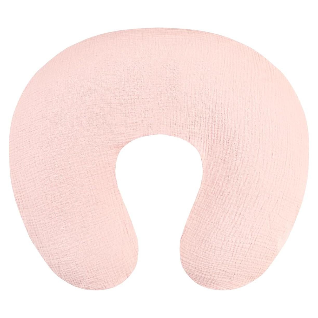 Funda de Almohada de Lactancia Jundetye Rosa Muselina 53x68 cm
