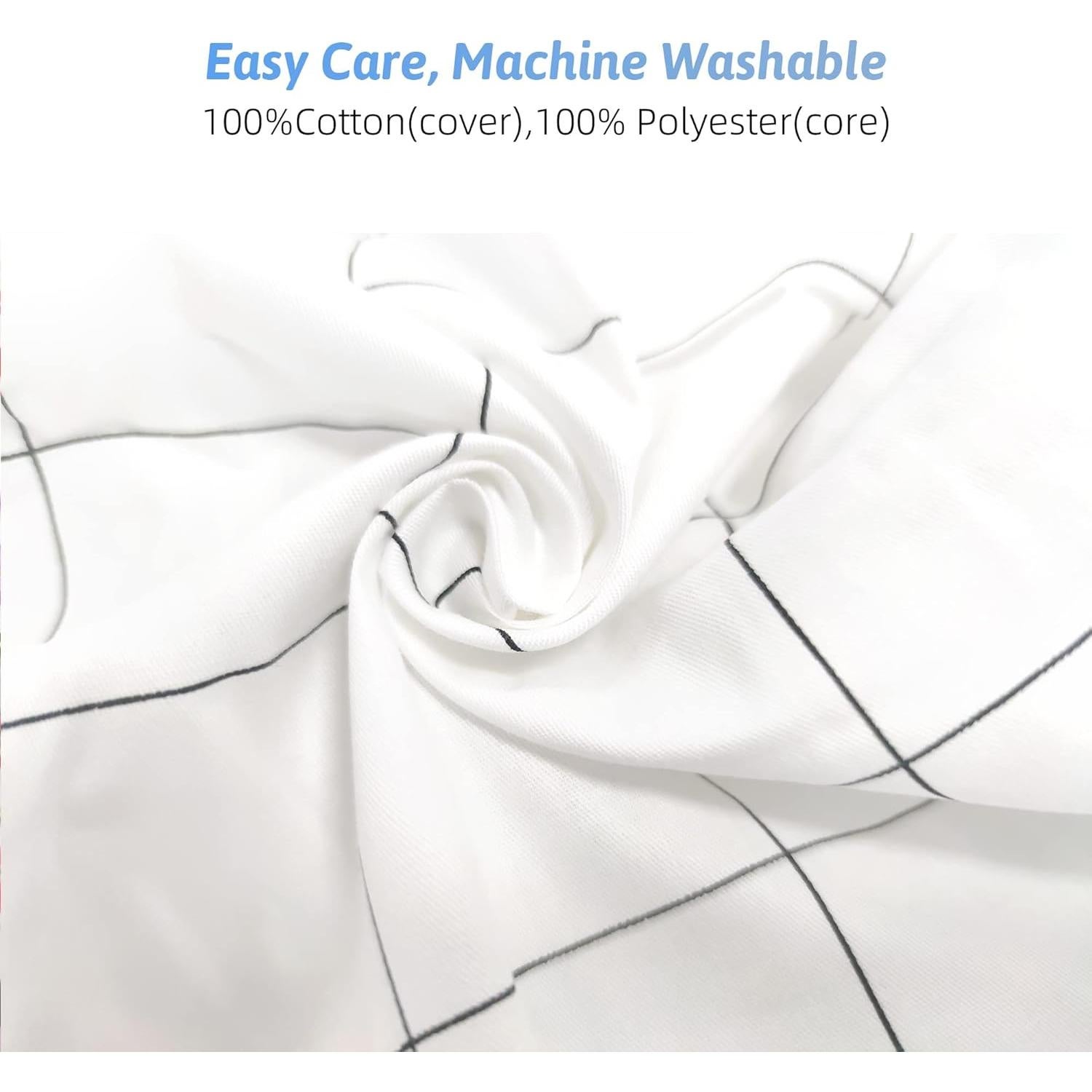 Almohada de Lactancia LAT - Ergonomía 100% Algodón Cuadrícula