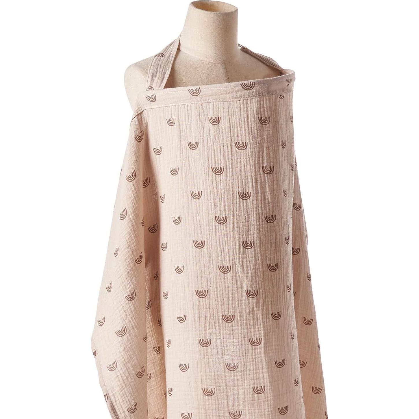 Cubierta de Lactancia Insular Algodón Muselina Arcoíris