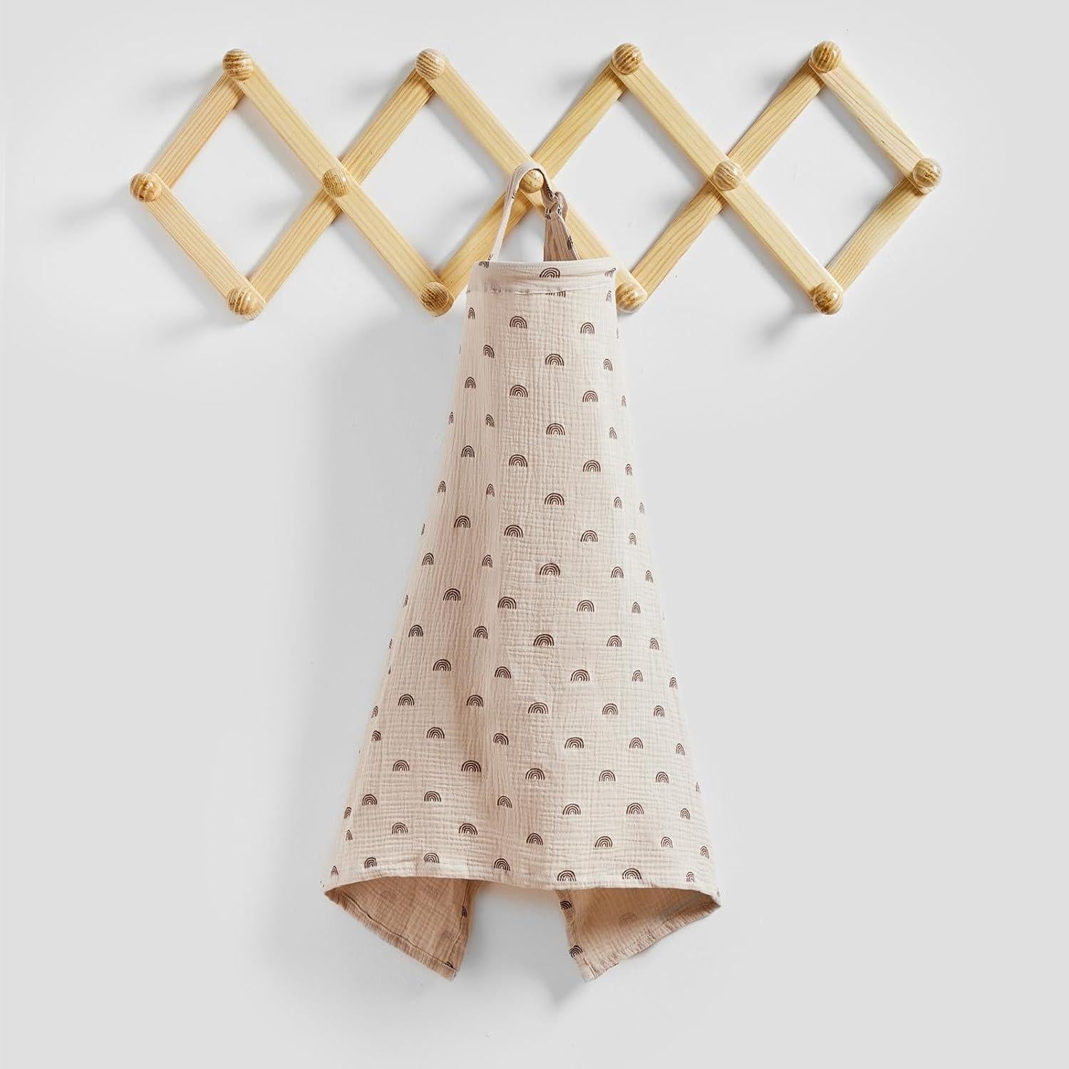 Cubierta de Lactancia Insular Algodón Muselina Arcoíris