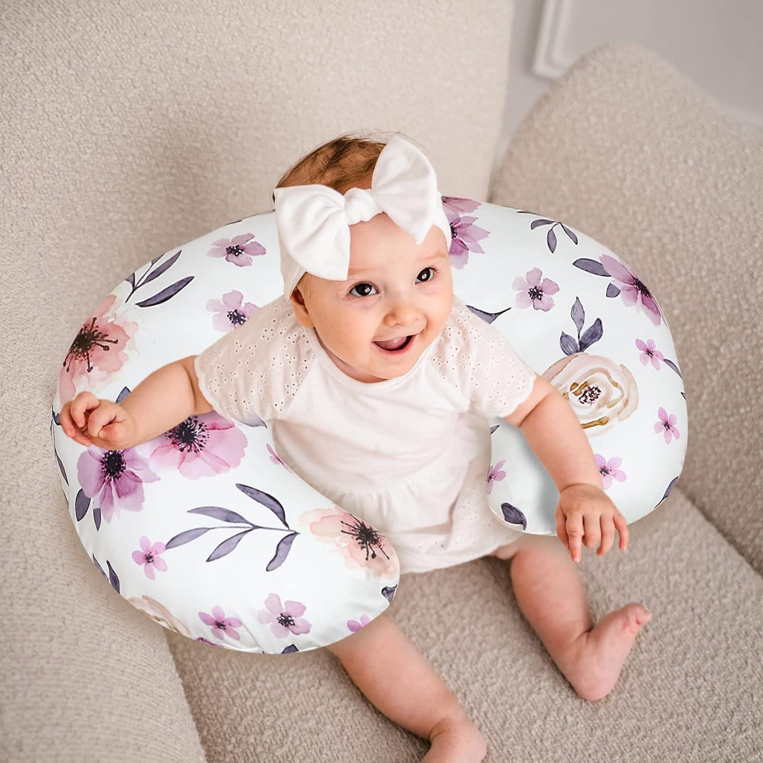 Funda de Almohada de Lactancia GFU Floral Rosa 57x45 cm