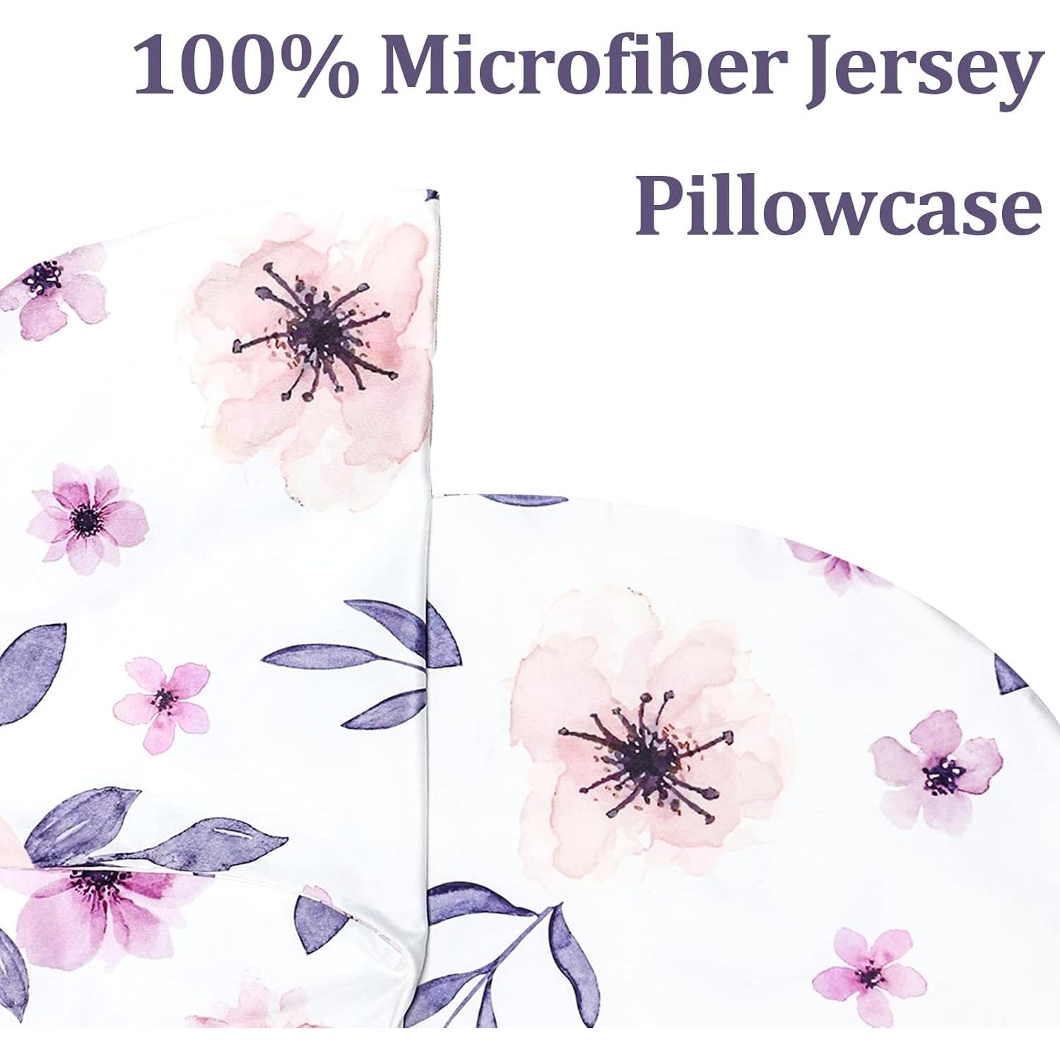 Funda de Almohada de Lactancia GFU Floral Rosa 57x45 cm