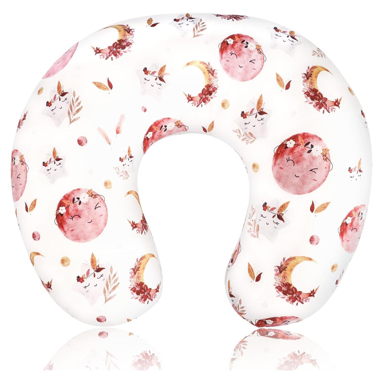 Funda de Almohada de Lactancia Jundetye Luna Estrella Suave