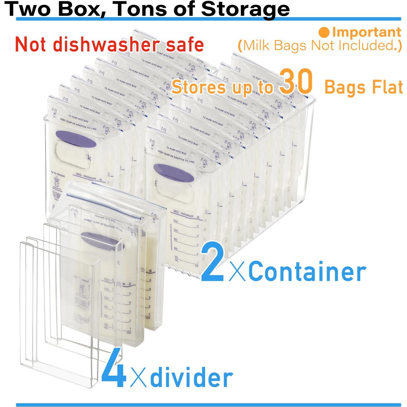 Contenedor Almacenamiento Leche Materna Ugotfeels 6 Piezas