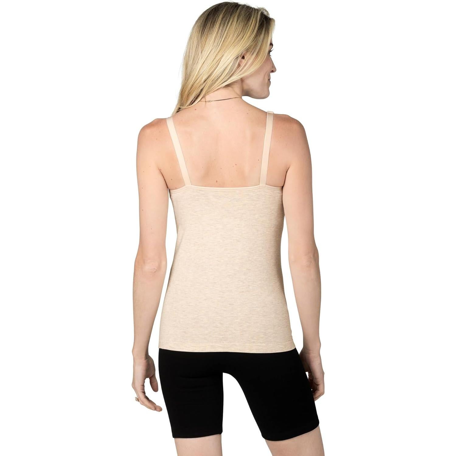 Kindred Bravely Sublime Pumping & Nursing Cami, Hands Free, Nursing Tank Tops Adjustable Pumping Bra with Easy Clip