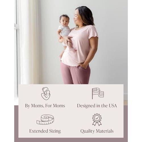 Camiseta de Maternidad y Lactancia Kindred Bravely 1X Rosa