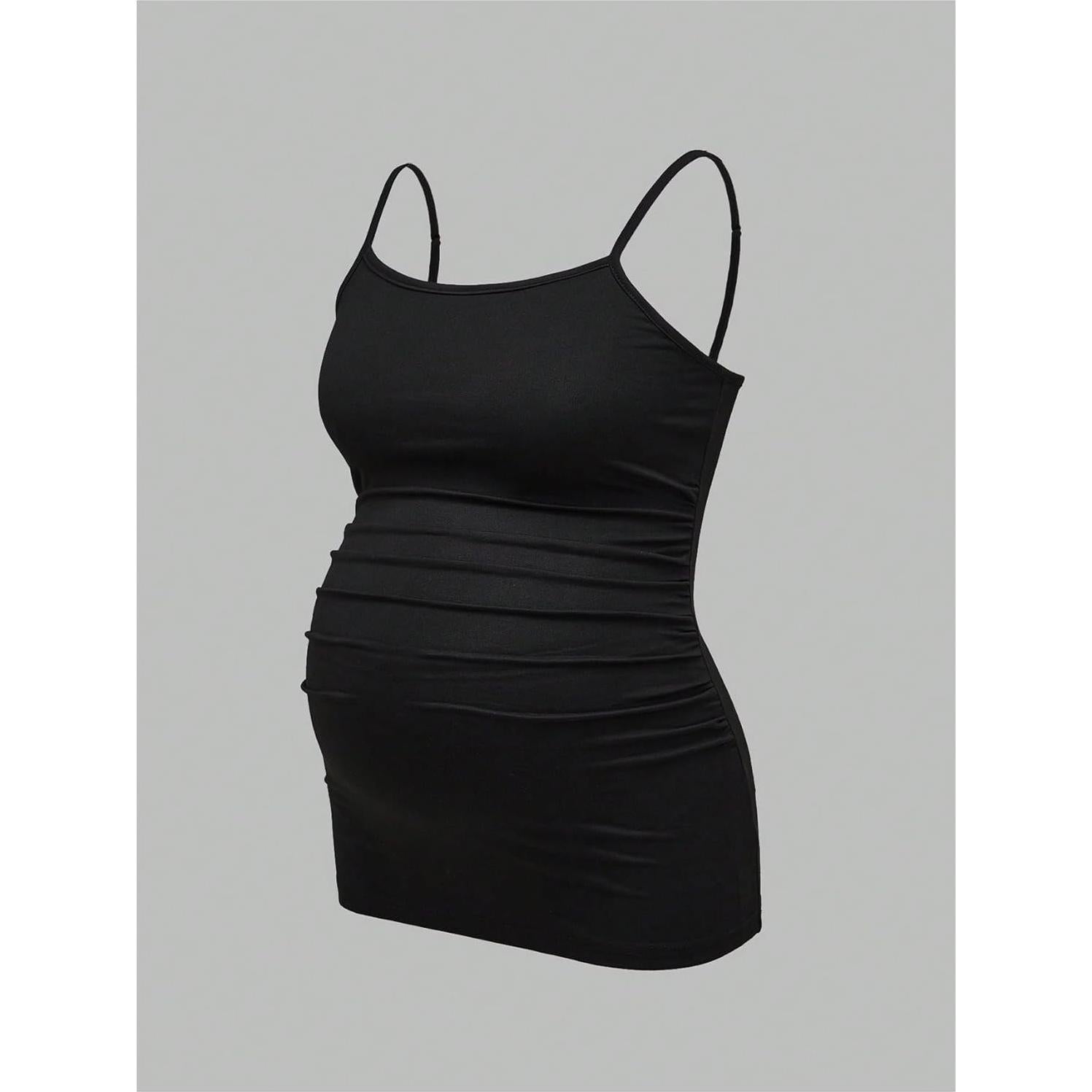 Top de Maternidad Sin Mangas 3 Piezas Mujer - Negro, Gris, Blanco