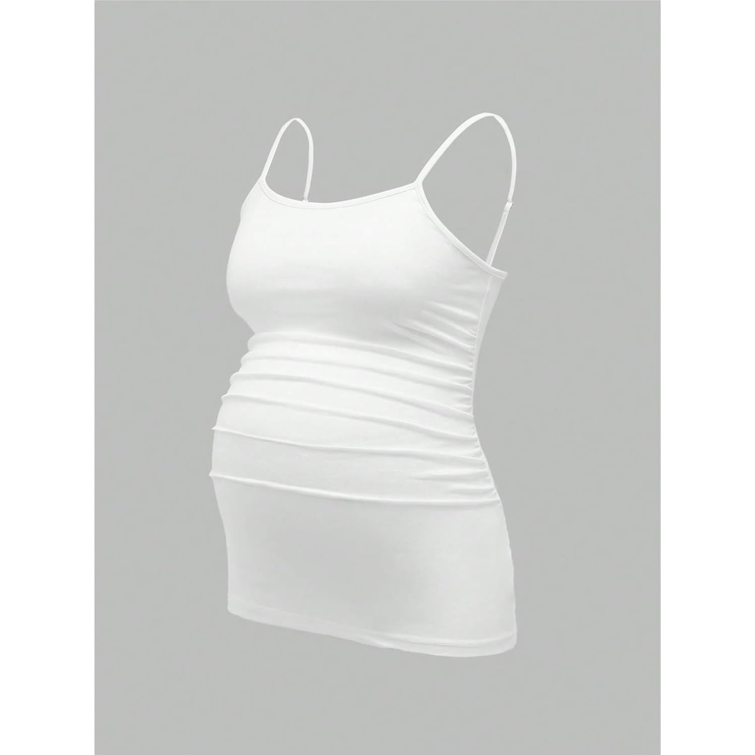 Top de Maternidad Sin Mangas 3 Piezas Mujer - Negro, Gris, Blanco