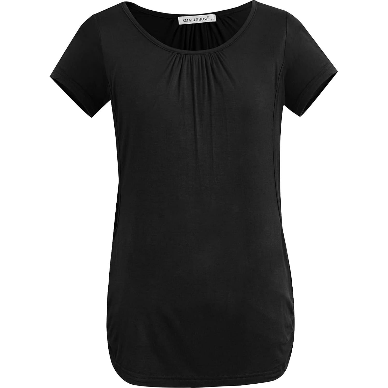 Camisetas de Lactancia para Mujeres Smallshow 3-Pack Manga Corta