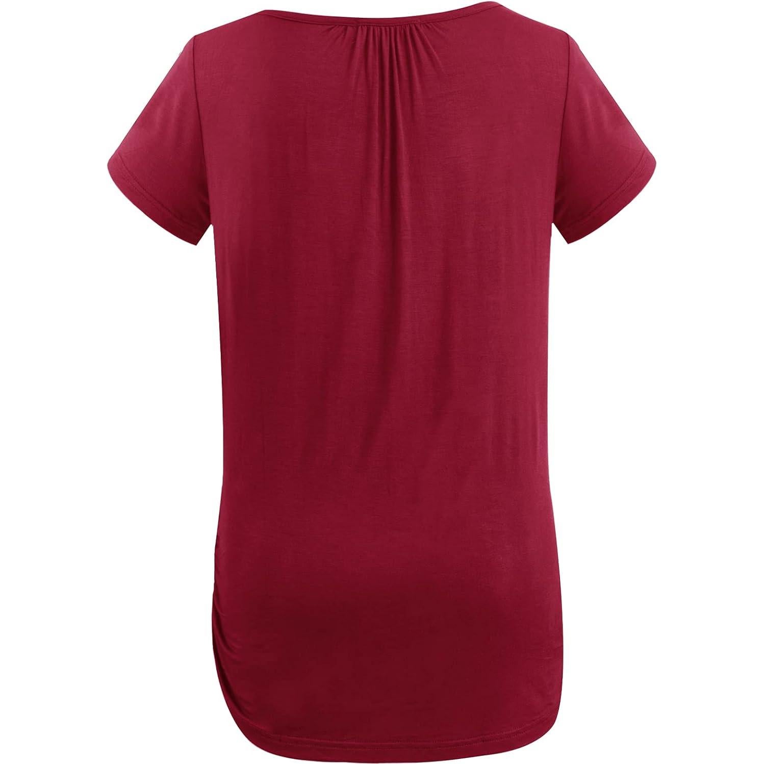 Camisetas de Lactancia para Mujeres Smallshow 3-Pack Manga Corta