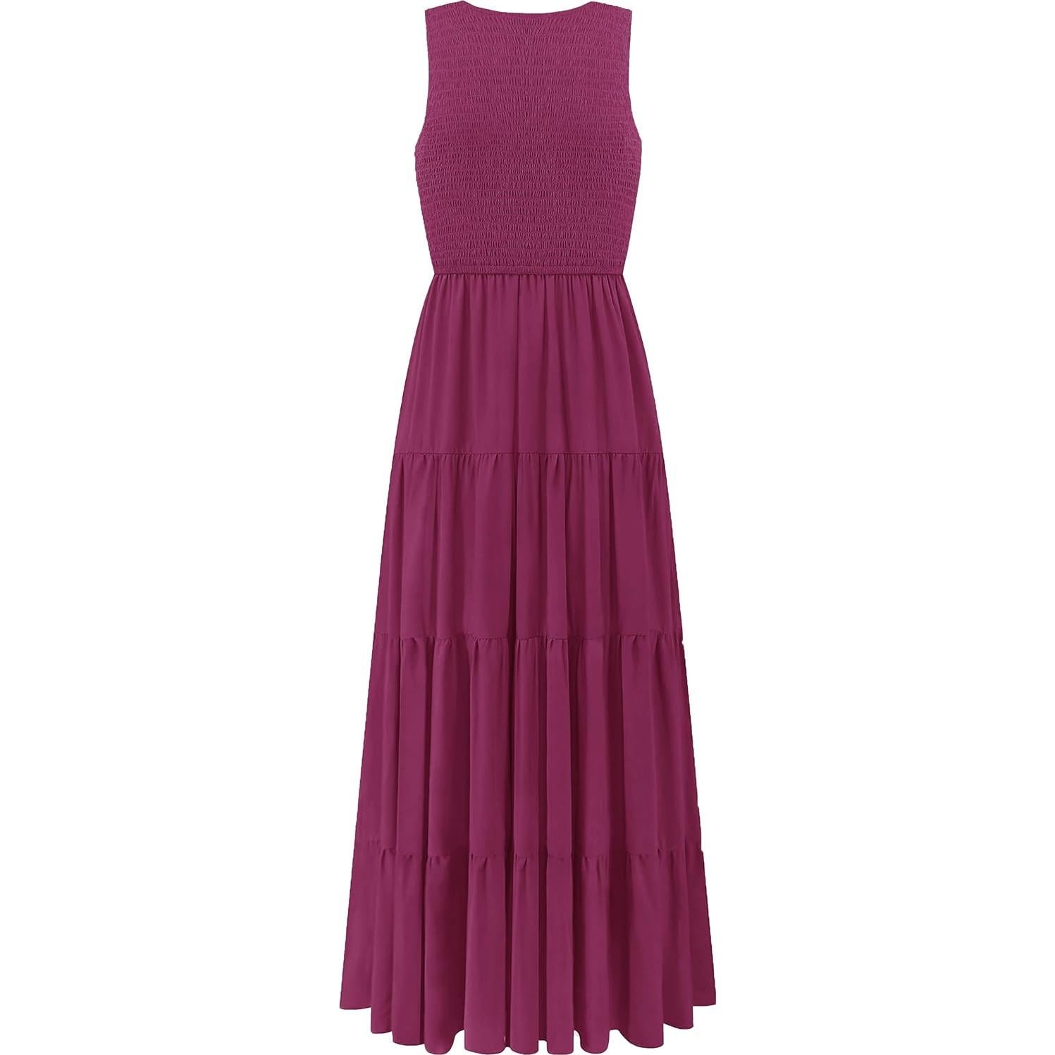 Vestido Maxi de Lactancia CzzzyL para Mujeres Violeta