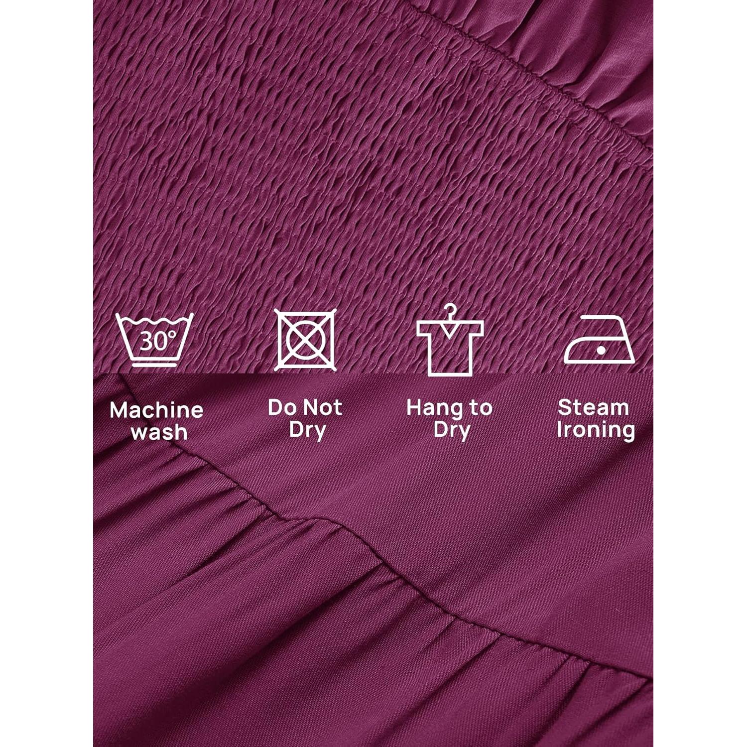 Vestido Maxi de Lactancia CzzzyL para Mujeres Violeta