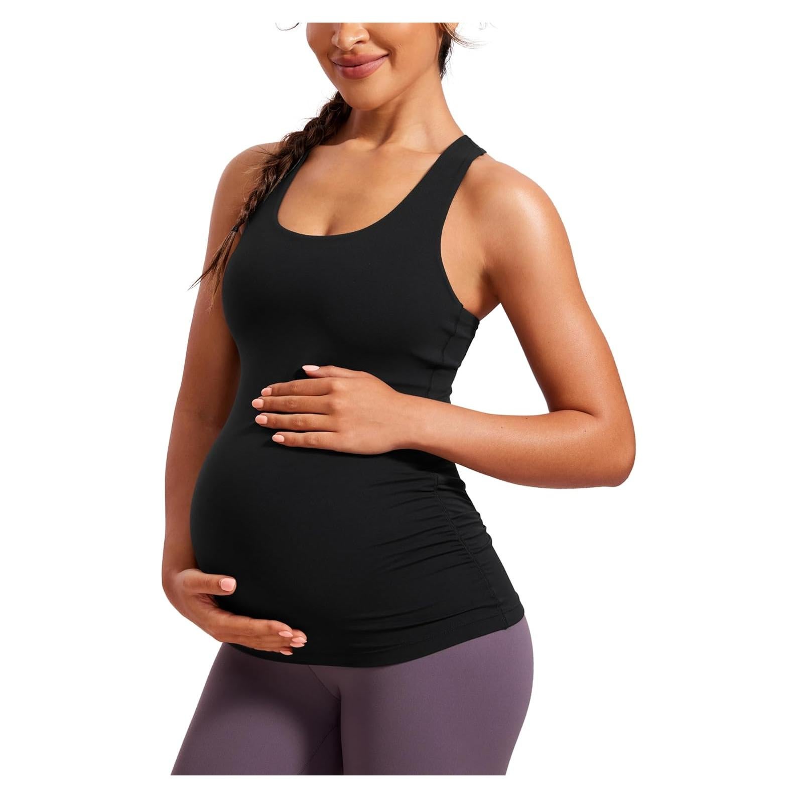 Camiseta Maternidad CRZ YOGA Butterluxe Negra Mediana
