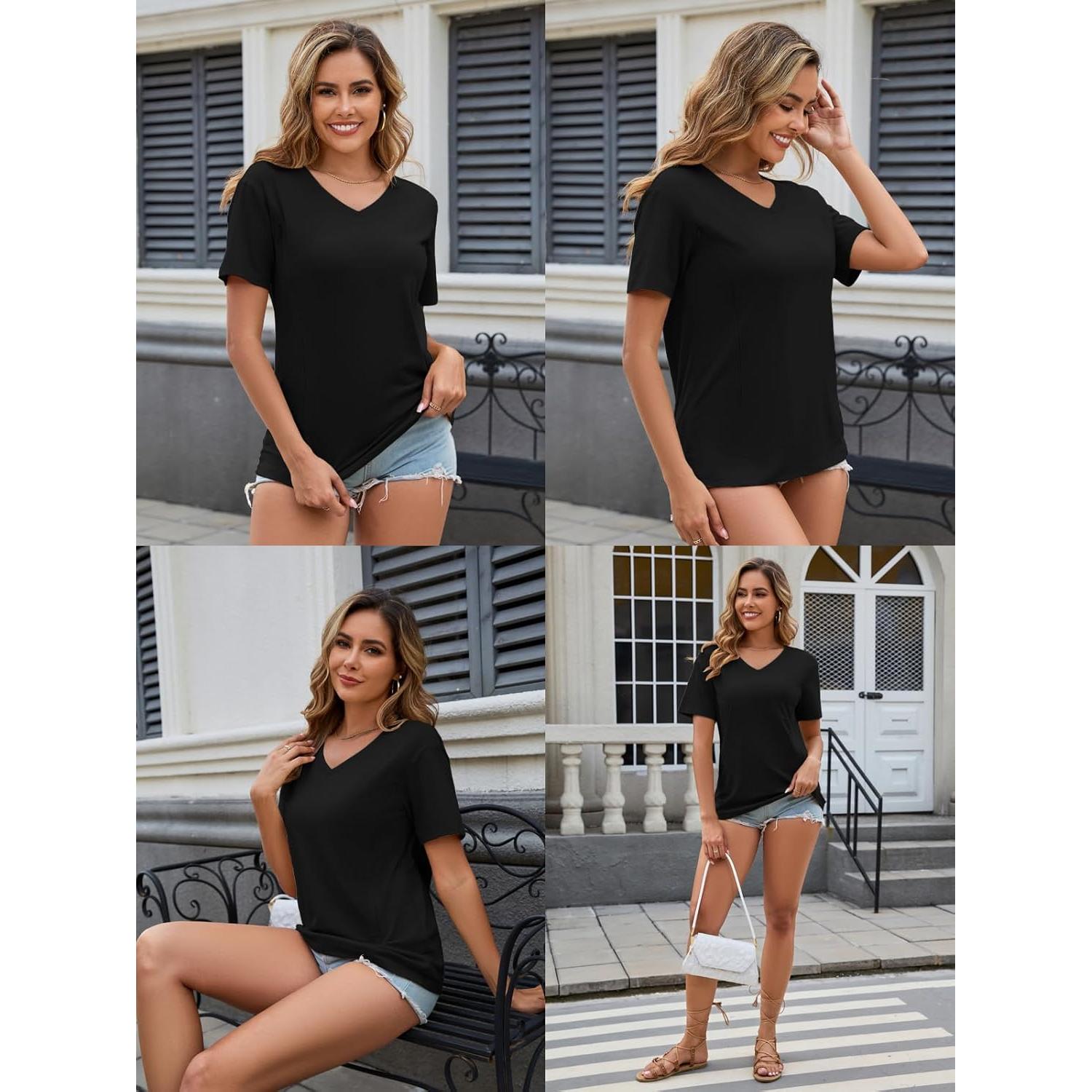 Camisas de Lactancia Ecavus Paquete de 3 con Cremallera Oculta