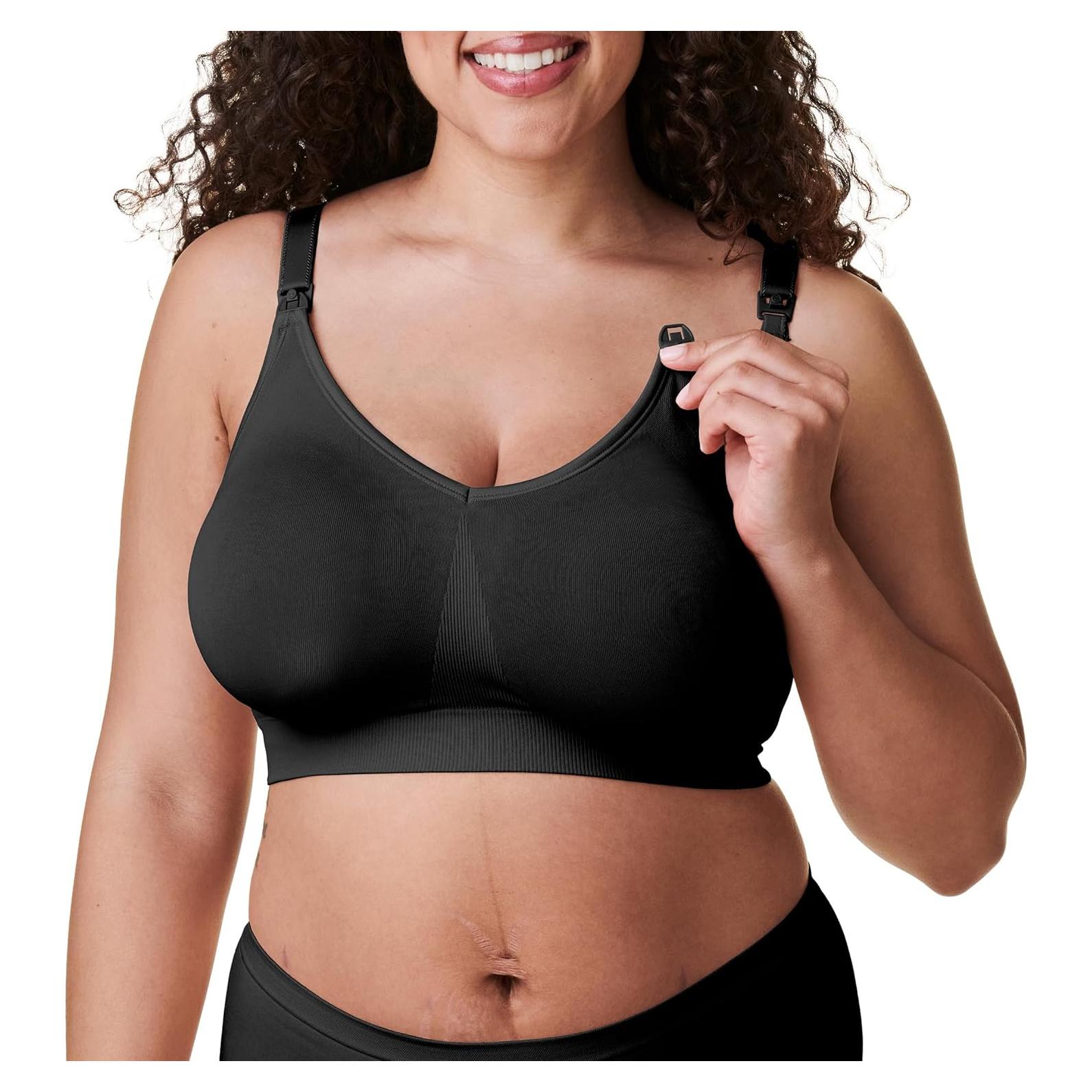 Sujetador de Lactancia Bravado Body Silk Sin Costuras Negro Pequeño