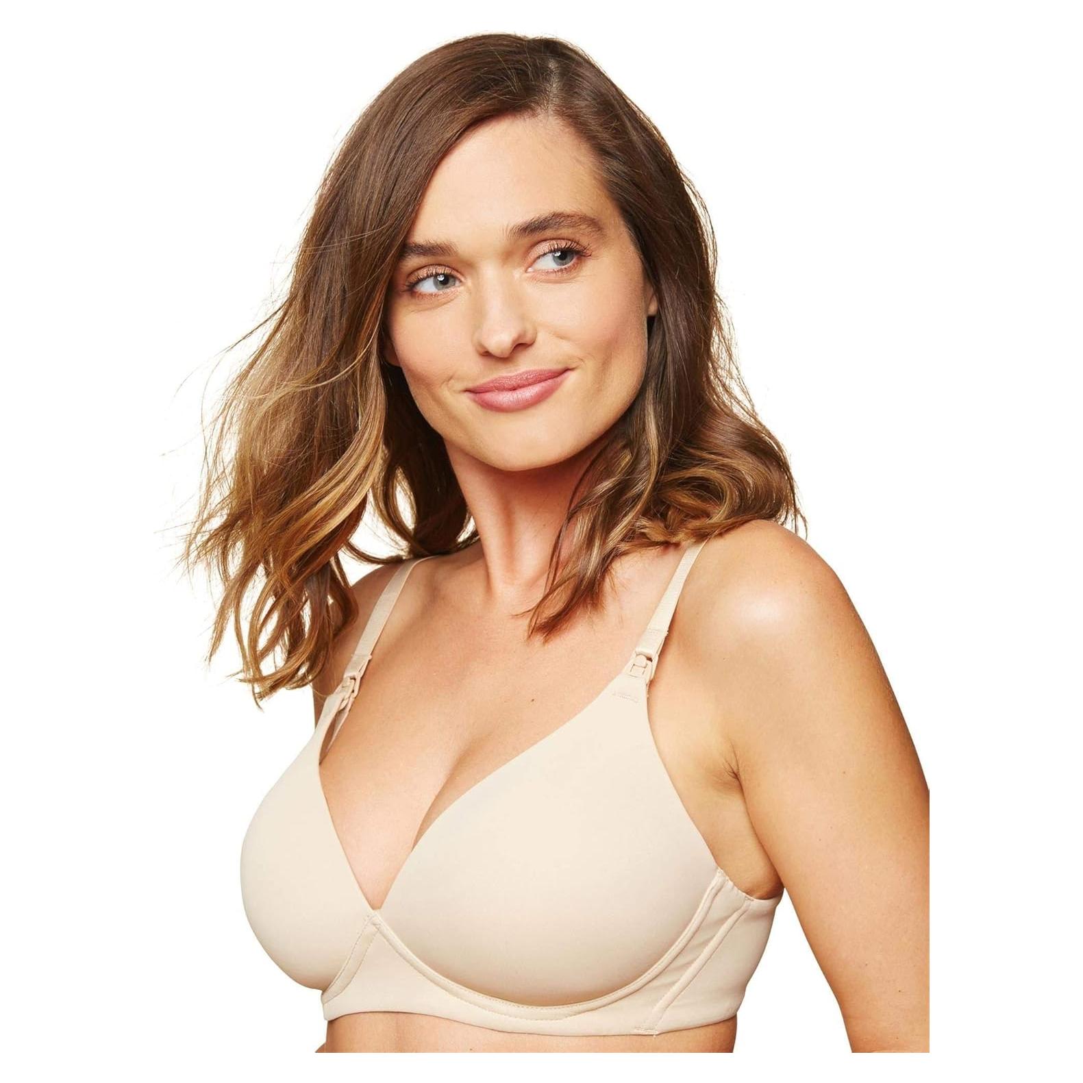 Sostén de Maternidad y Lactancia Sin Aros Motherhood 36D Nude