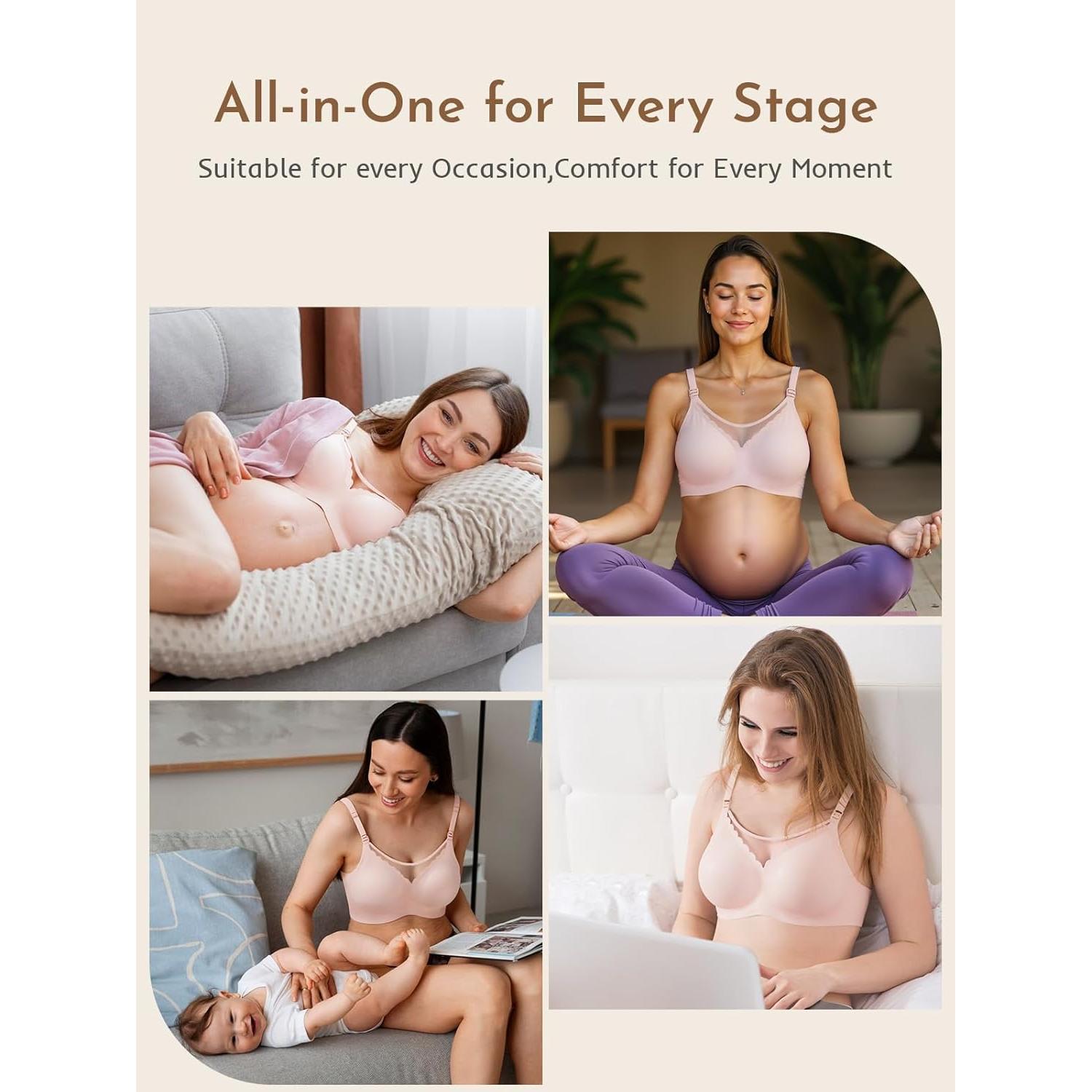 Sostenes de Lactancia MomWills Sin Costuras - Comodidad y Estilo