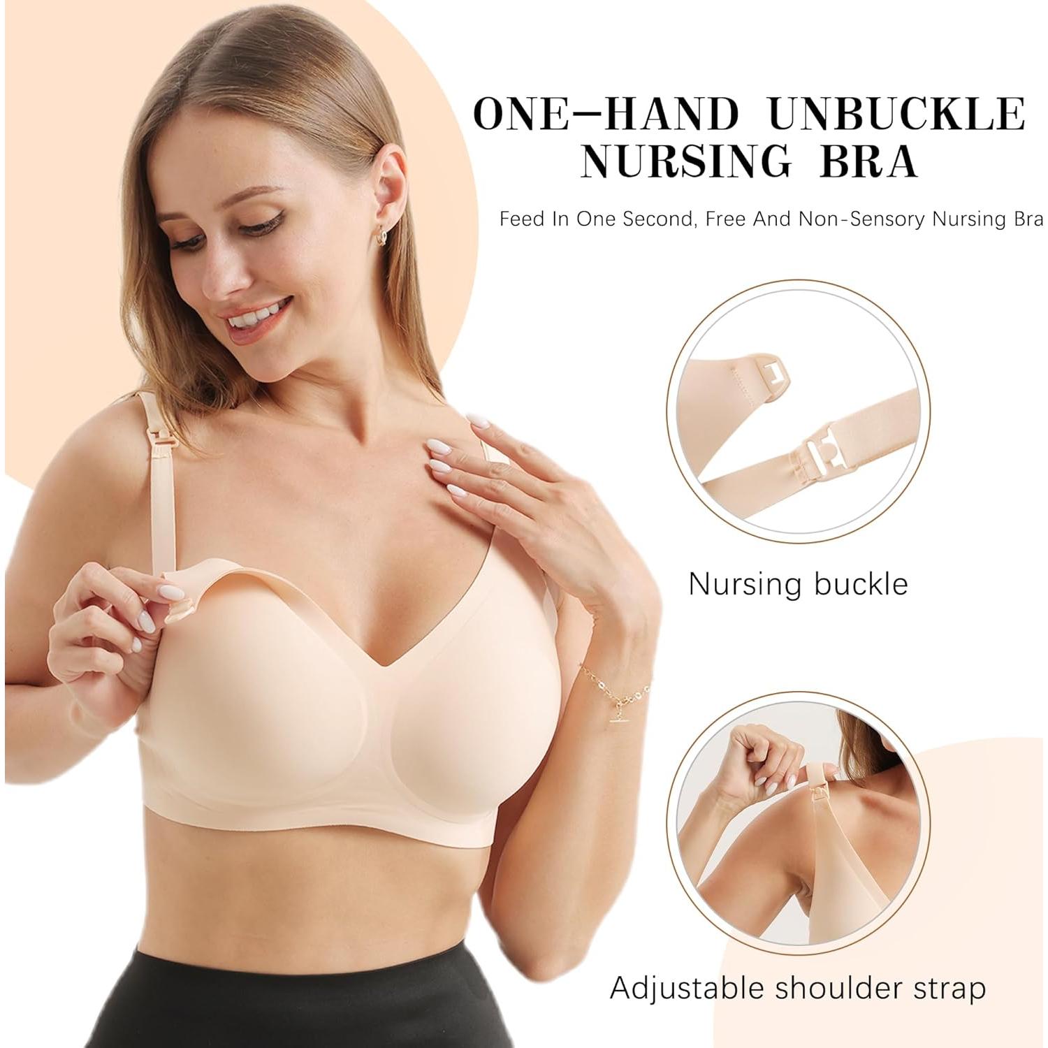 Pack 2 Sujetadores de Lactancia Sin Costuras Foamalusion X-Large