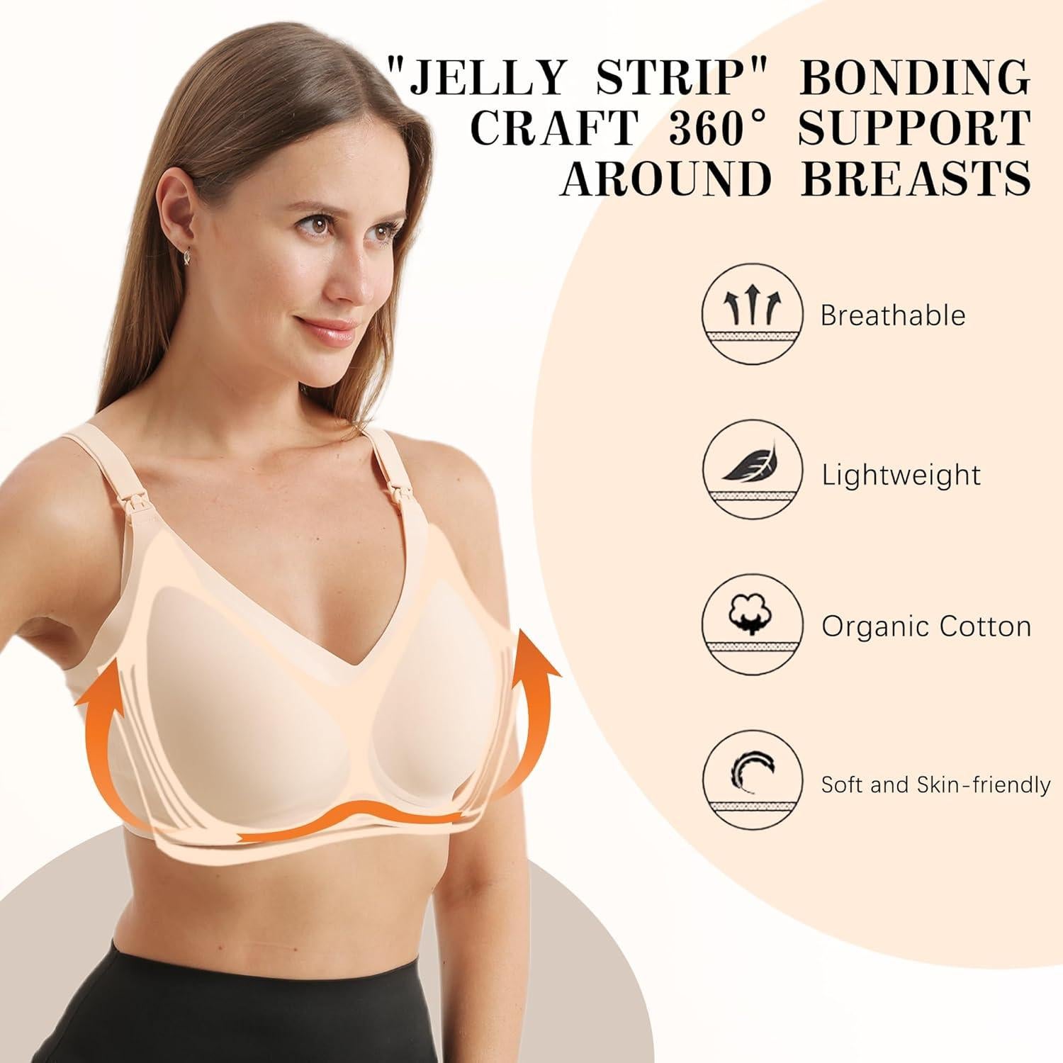 Pack 2 Sujetadores de Lactancia Sin Costuras Foamalusion X-Large