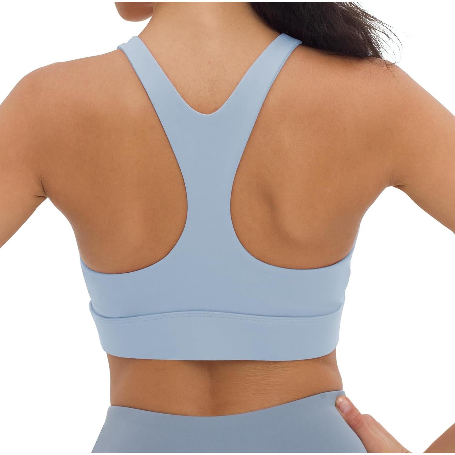 Sujetador Deportivo de Lactancia Foucome Mediano Azul Claro